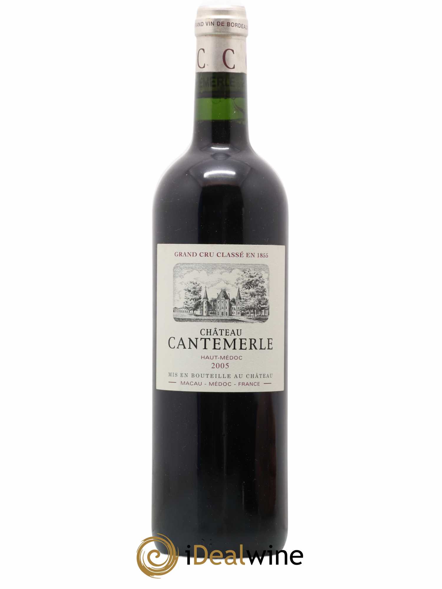 Château Cantemerle 5ème Grand Cru Classé 2005 - Lot de 1 bouteille - 0