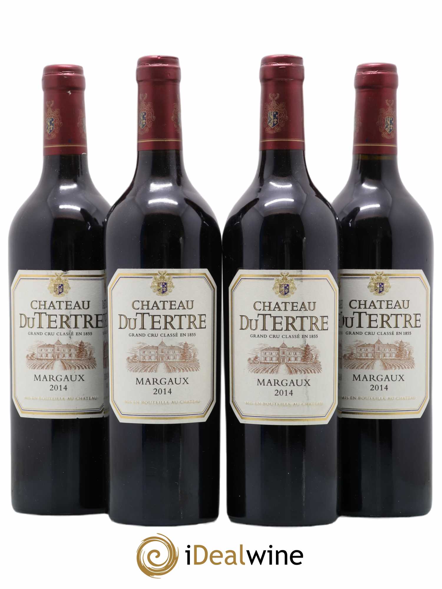 Château du Tertre 5ème Grand Cru Classé 2014 - Lot de 4 bouteilles - 0
