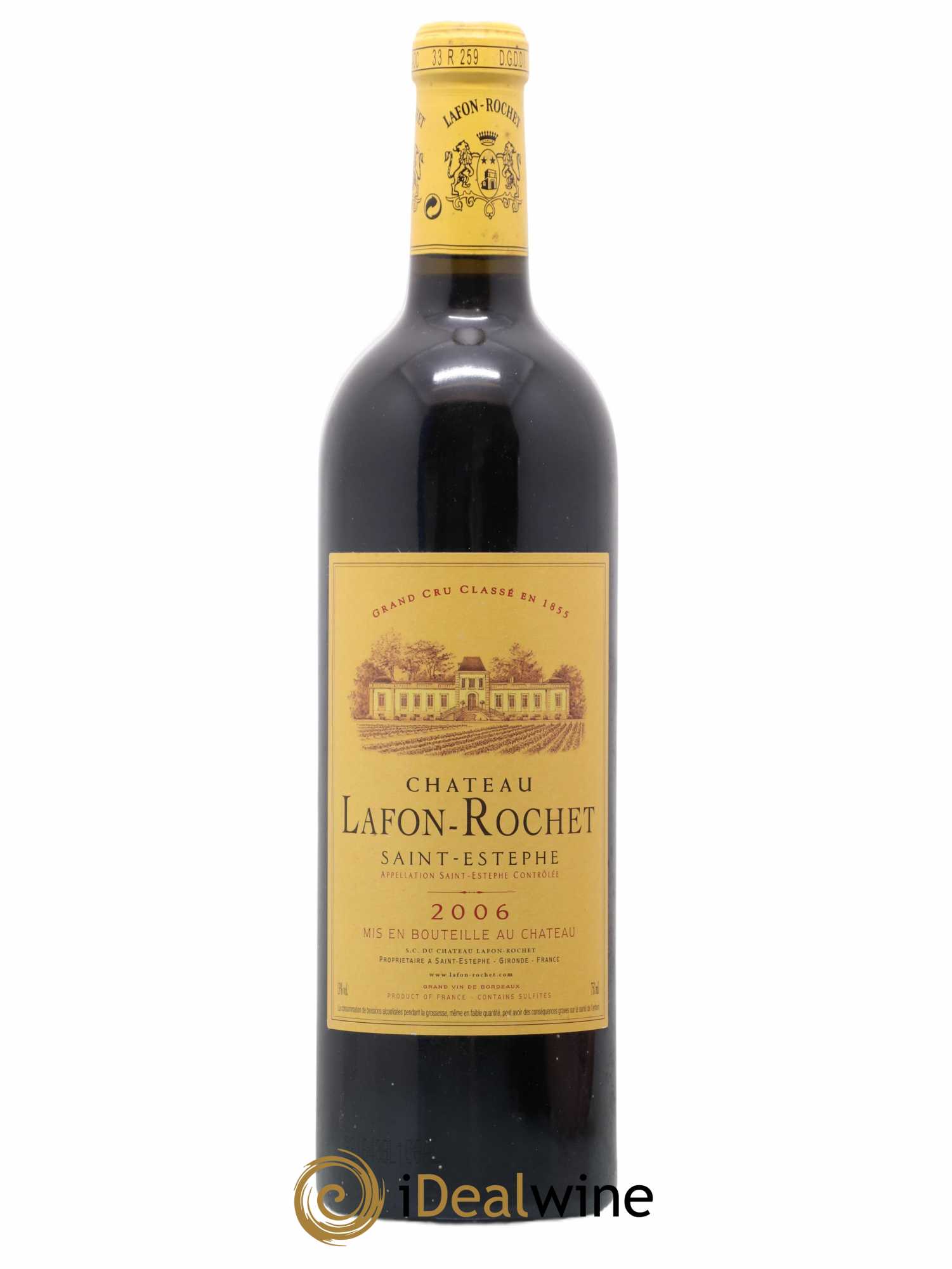 Château Lafon Rochet 4ème Grand Cru Classé 2006 - Lot de 1 bouteille - 0