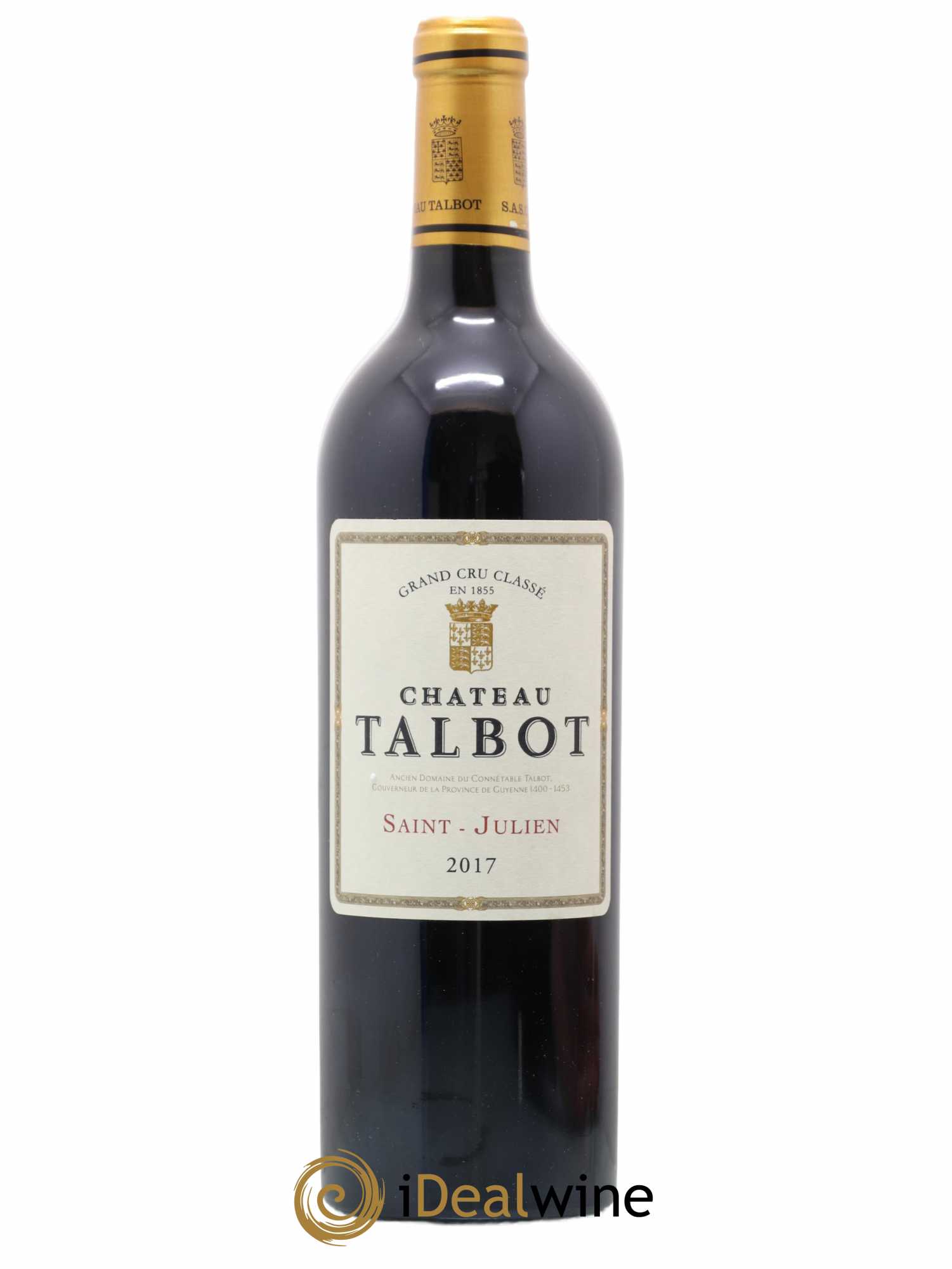 Château Talbot 4ème Grand Cru Classé 2017 - Lot de 1 bouteille - 0