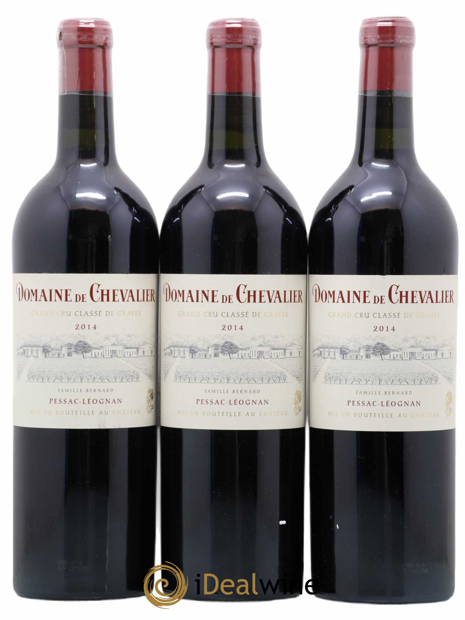 Domaine de Chevalier Cru Classé de Graves 2014 - Lot de 3 bouteilles - 0