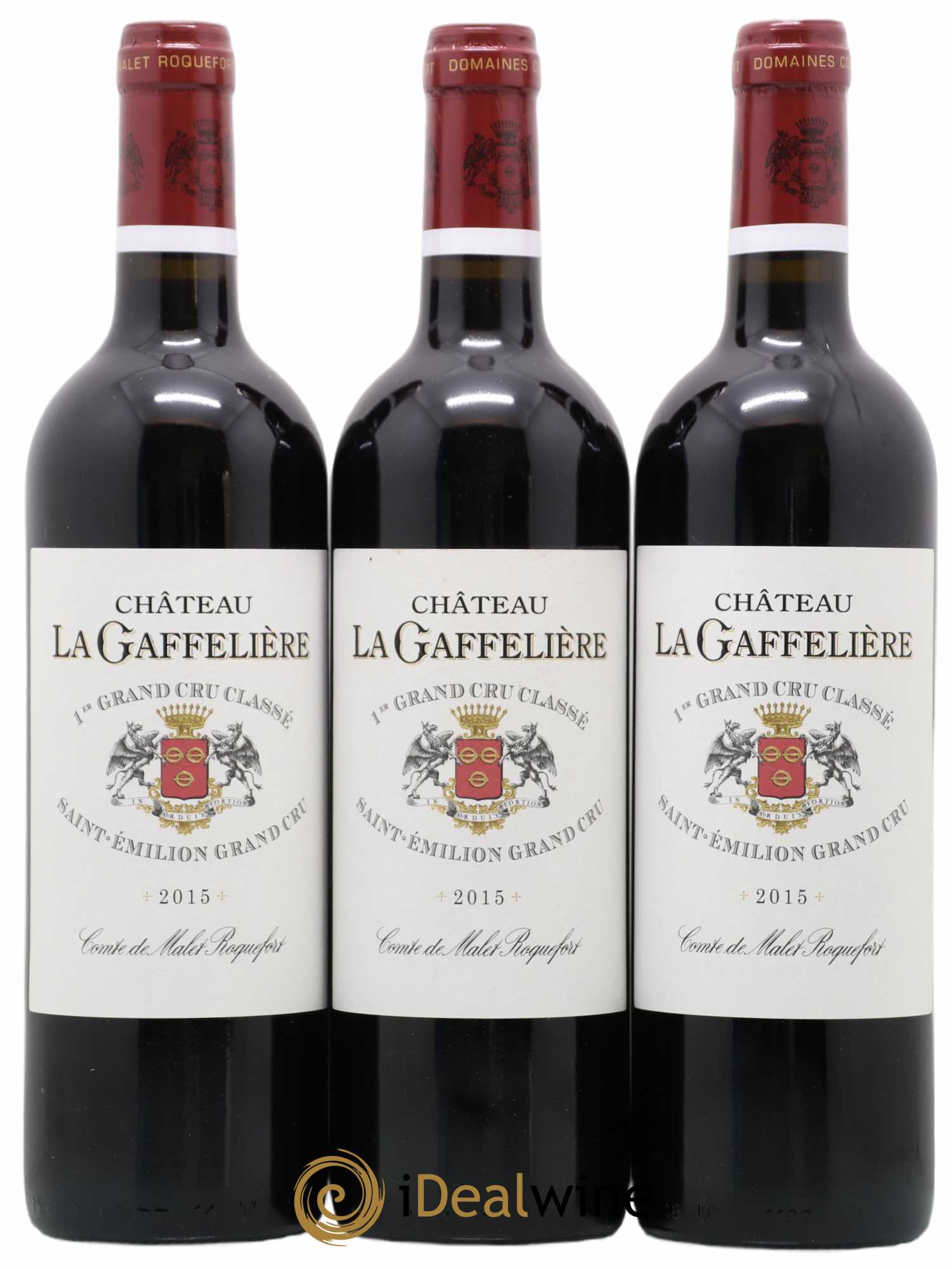 Château la Gaffelière 1er Grand Cru Classé B 2015 - Lot de 3 bouteilles - 0