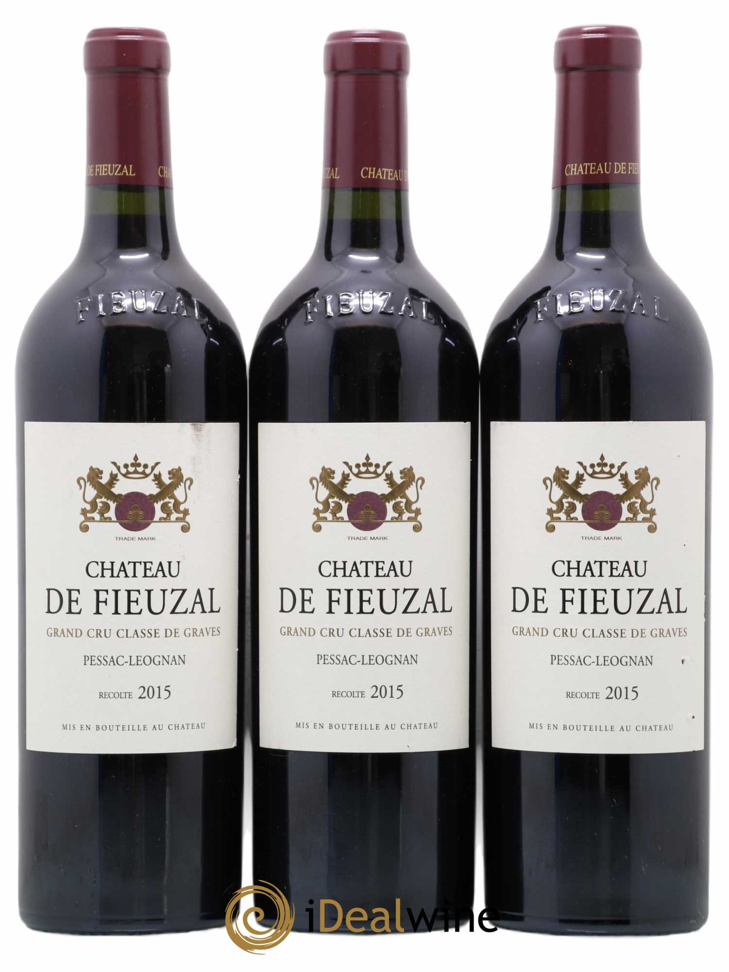 Château de Fieuzal Cru Classé de Graves 2015 - Lot de 3 bouteilles - 0