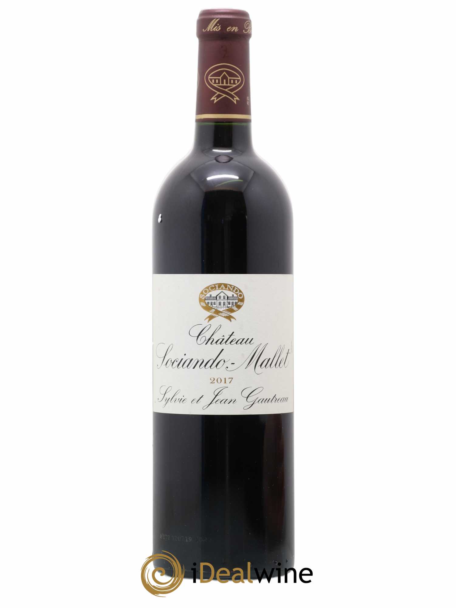 Château Sociando Mallet 2017 - Lot de 1 bouteille - 0