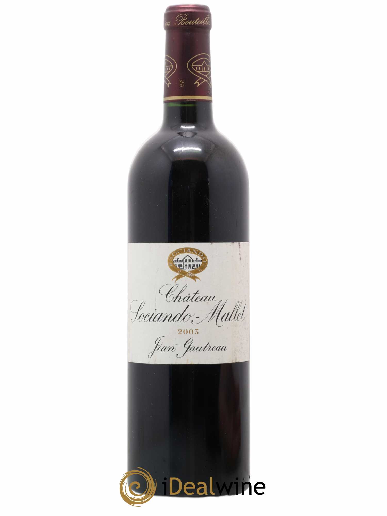 Château Sociando Mallet 2003 - Lot de 1 bouteille - 0