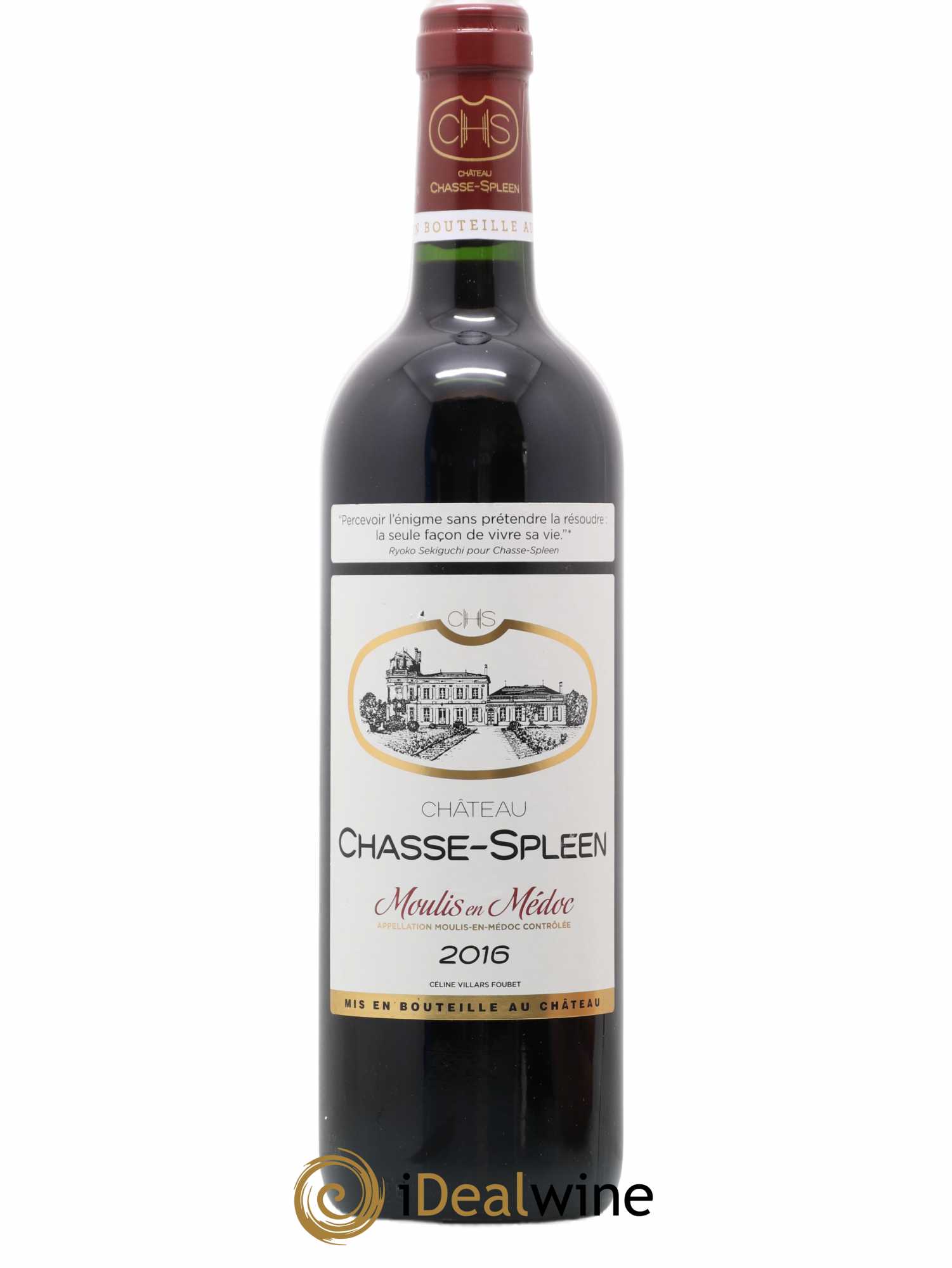 Château Chasse Spleen 2016 - Lot de 1 bouteille - 0