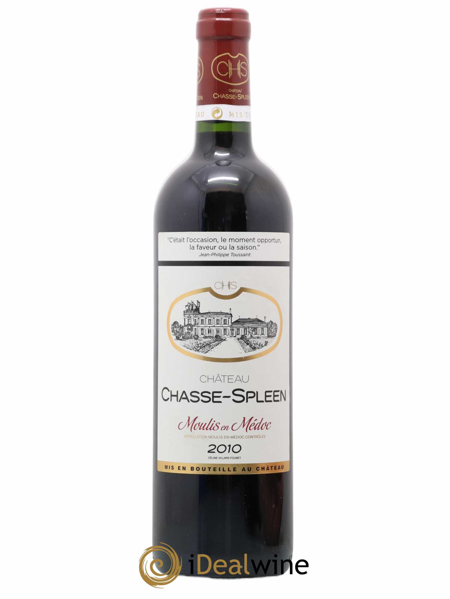 Château Chasse Spleen 2010 - Lot de 1 bouteille - 0