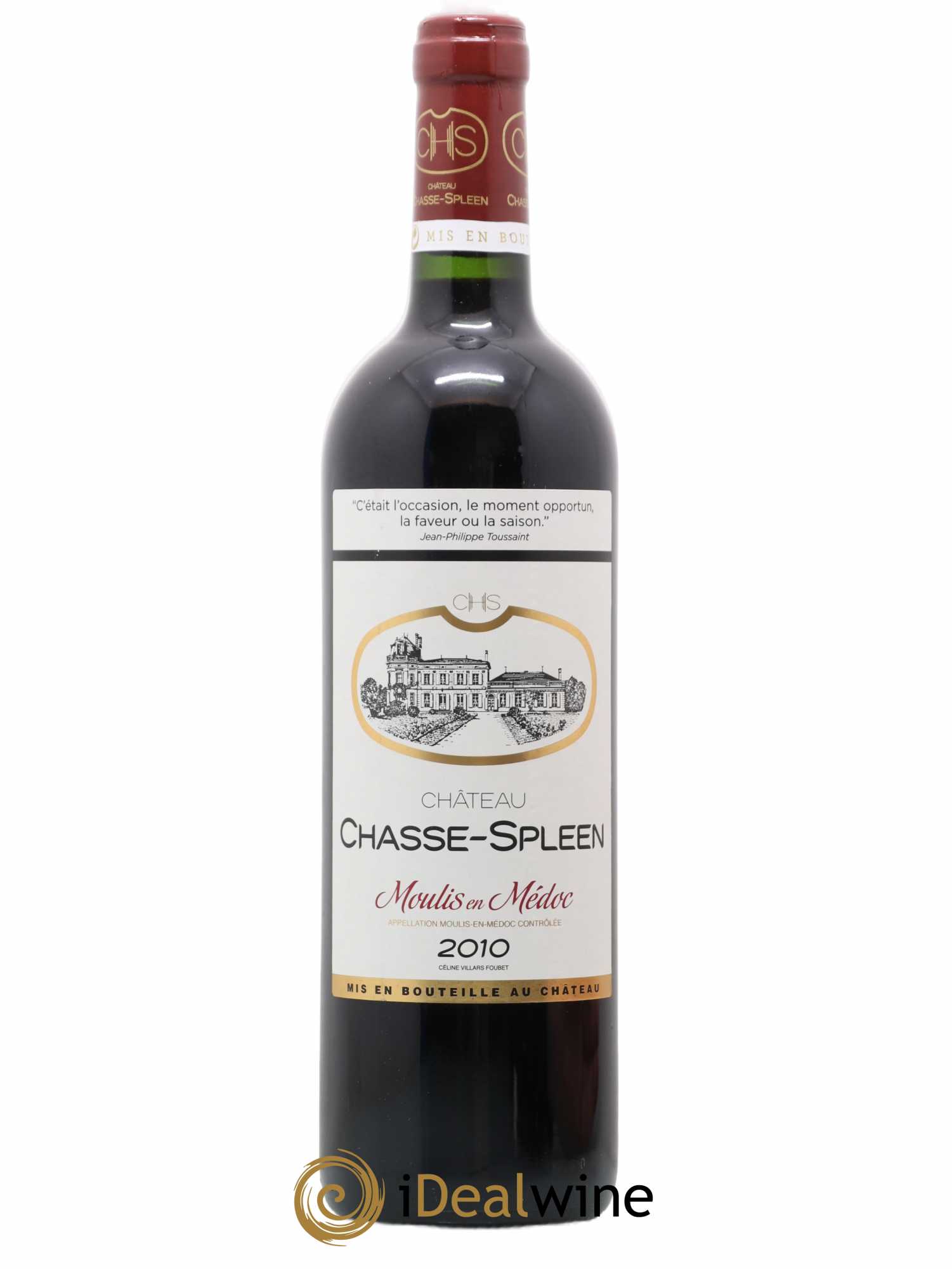 Château Chasse Spleen 2010 - Lot de 1 bouteille - 0