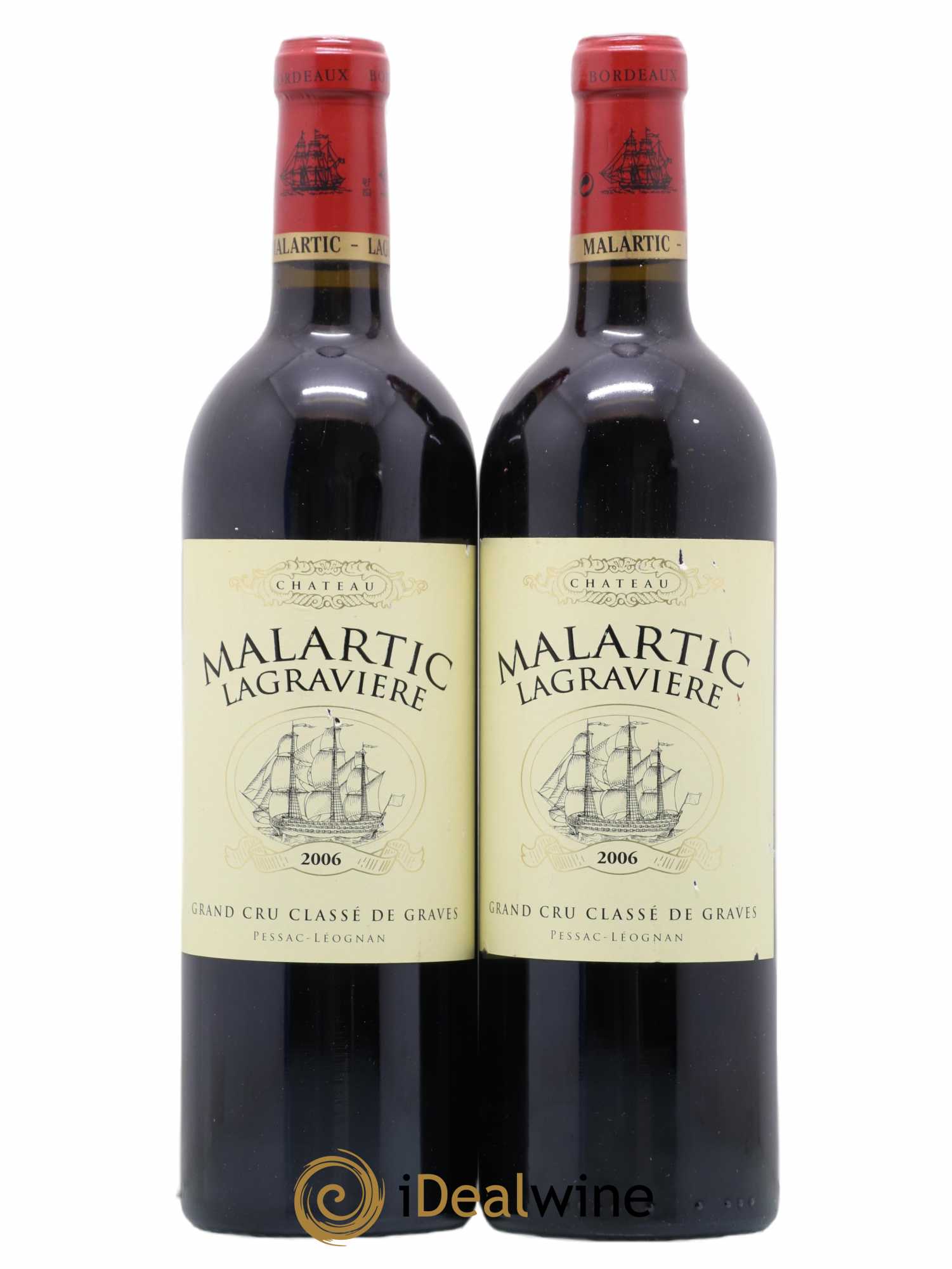 Château Malartic-Lagravière Cru Classé de Graves 2006 - Lot de 2 bouteilles - 0