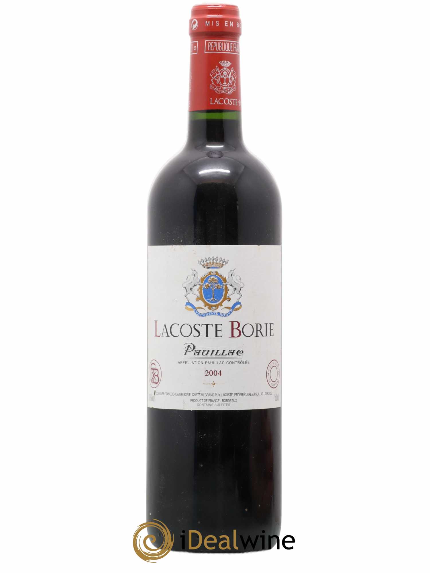 Lacoste Borie 2004 - Lot de 1 bouteille - 0