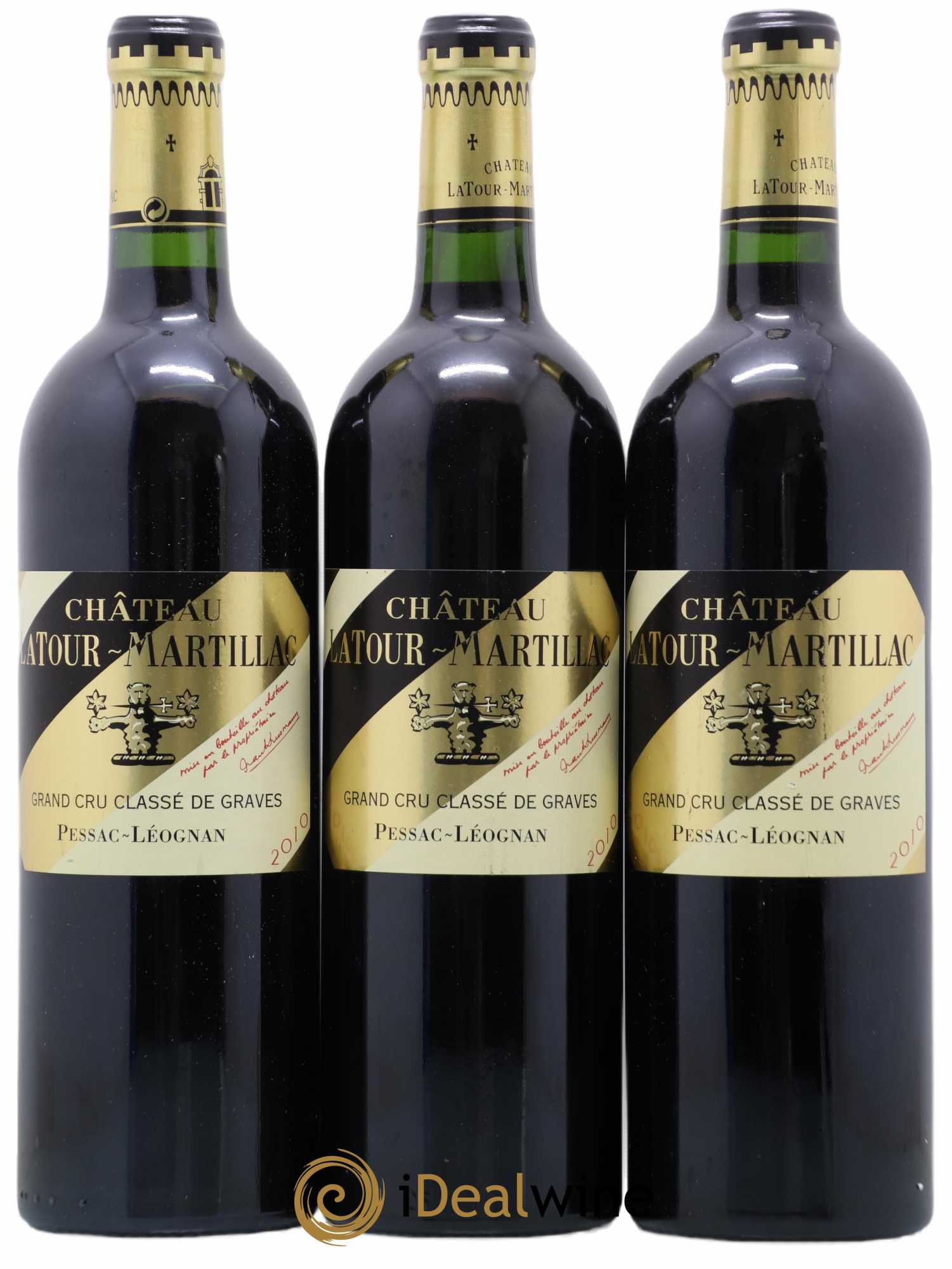 Château Latour-Martillac Cru Classé de Graves 2010 - Lot de 3 bouteilles - 0