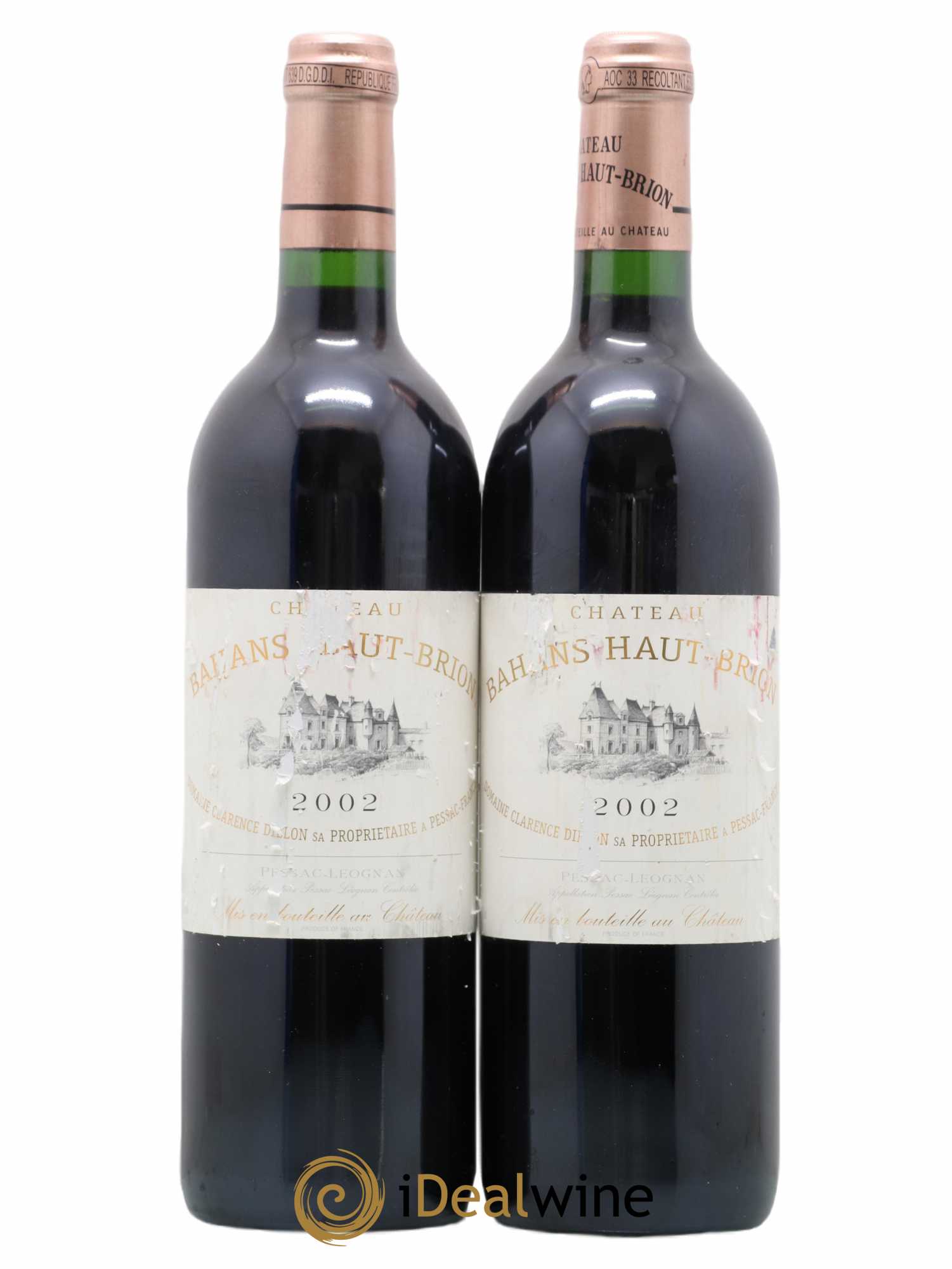 Clarence (Bahans) de Haut-Brion Second Vin 2002 - Lot de 2 bouteilles - 0