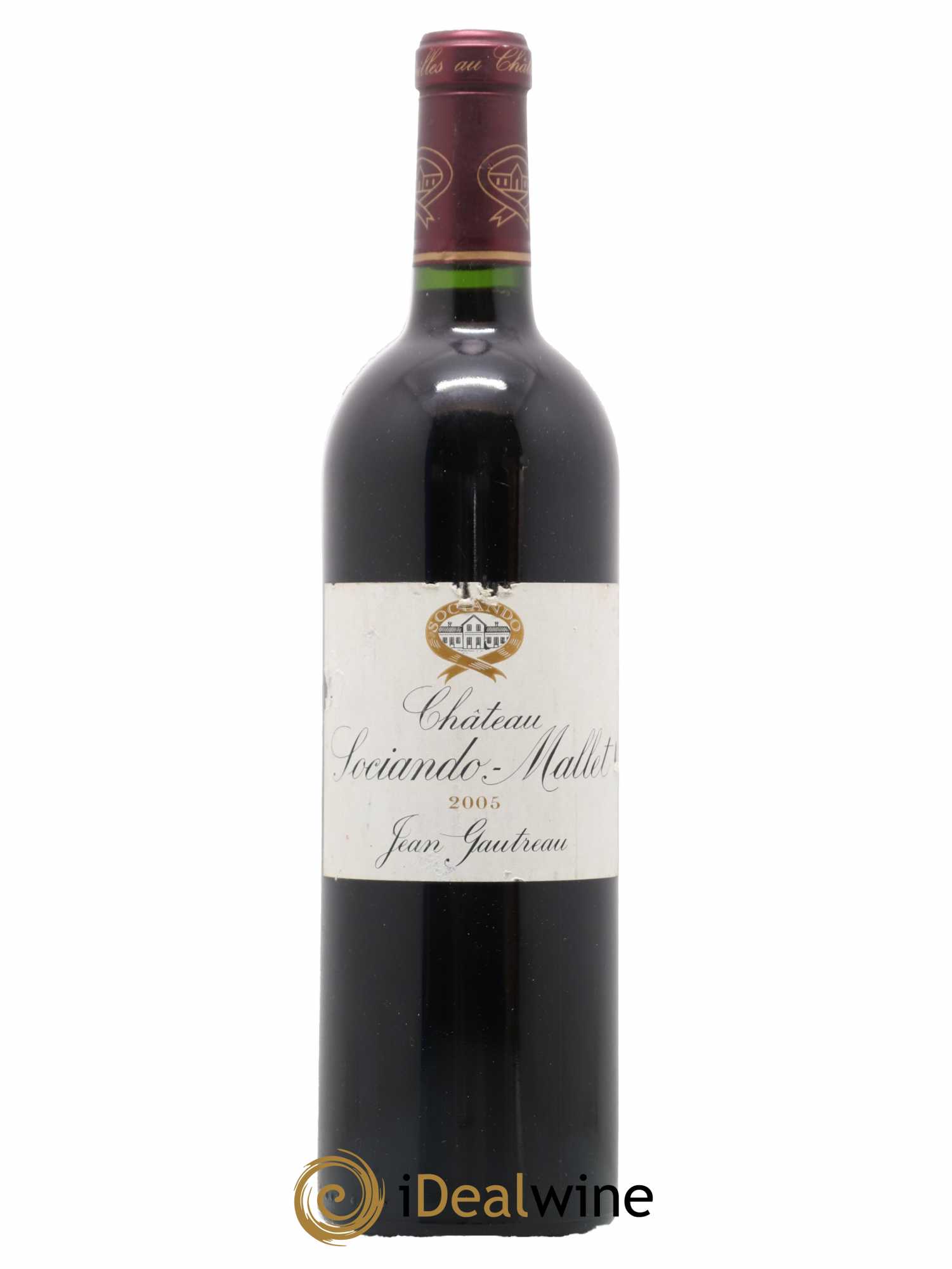 Château Sociando Mallet 2005 - Lot de 1 bouteille - 0