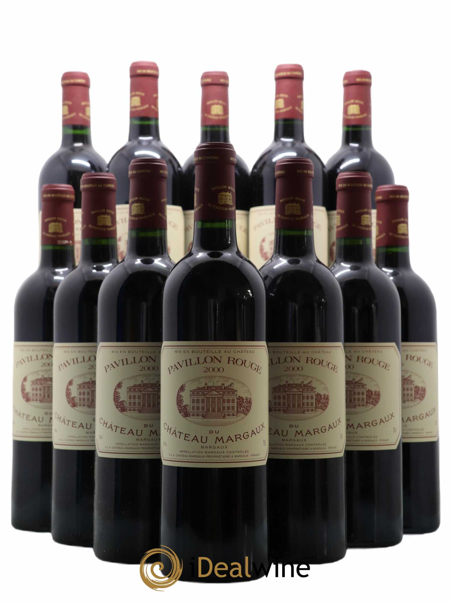 Pavillon Rouge du Château Margaux Second Vin 2000 - Lot de 12 bouteilles - 0