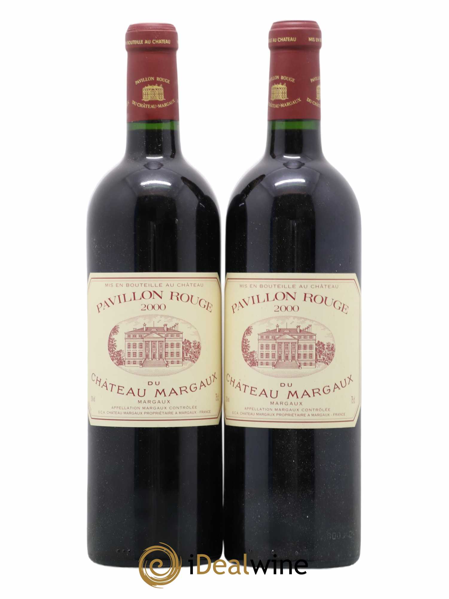 Pavillon Rouge du Château Margaux Second Vin 2000 - Lot de 2 bouteilles - 0