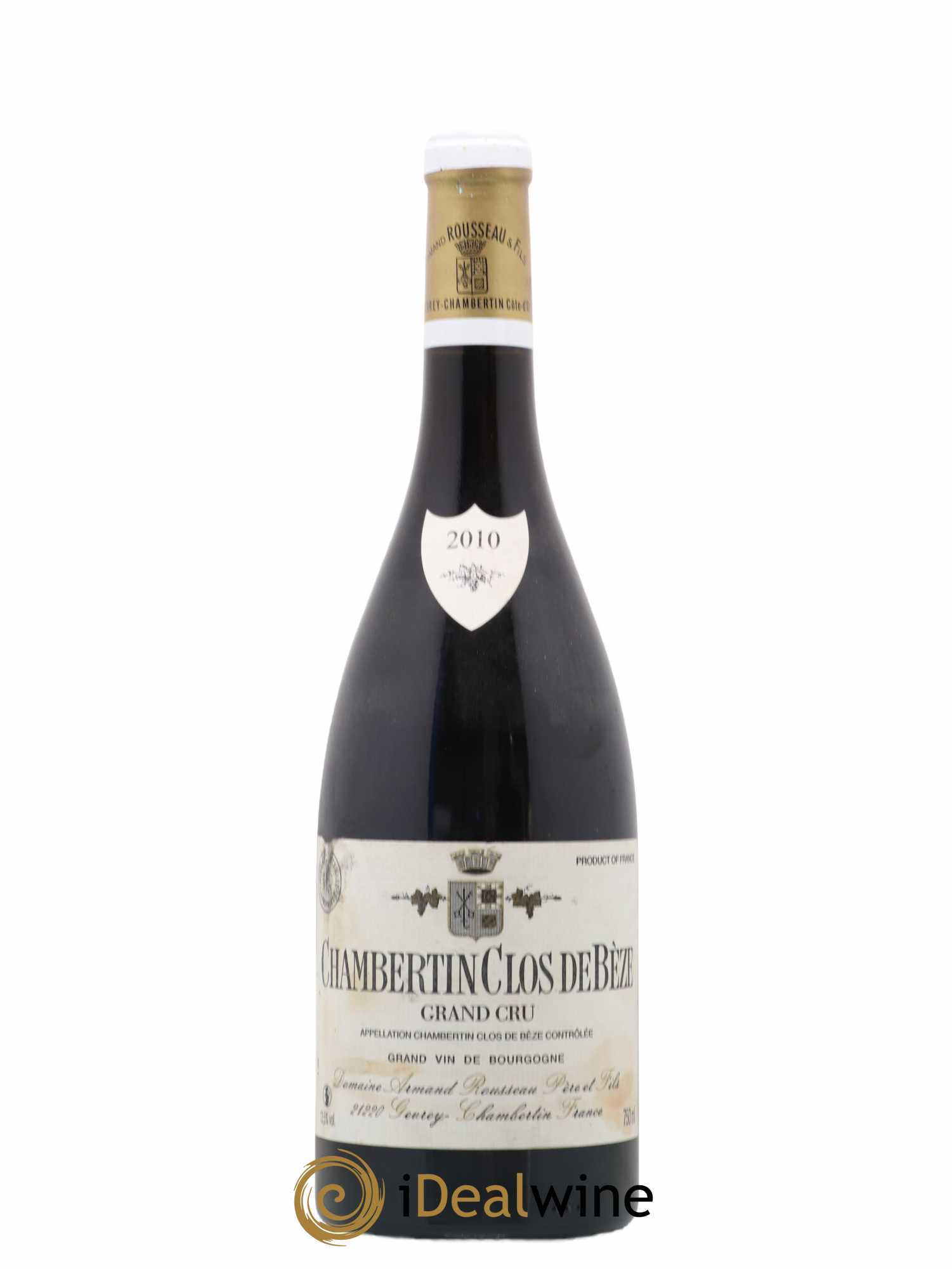 Chambertin Clos de Bèze Grand Cru Armand Rousseau (Domaine) 2010 - Lot de 1 bouteille - 0