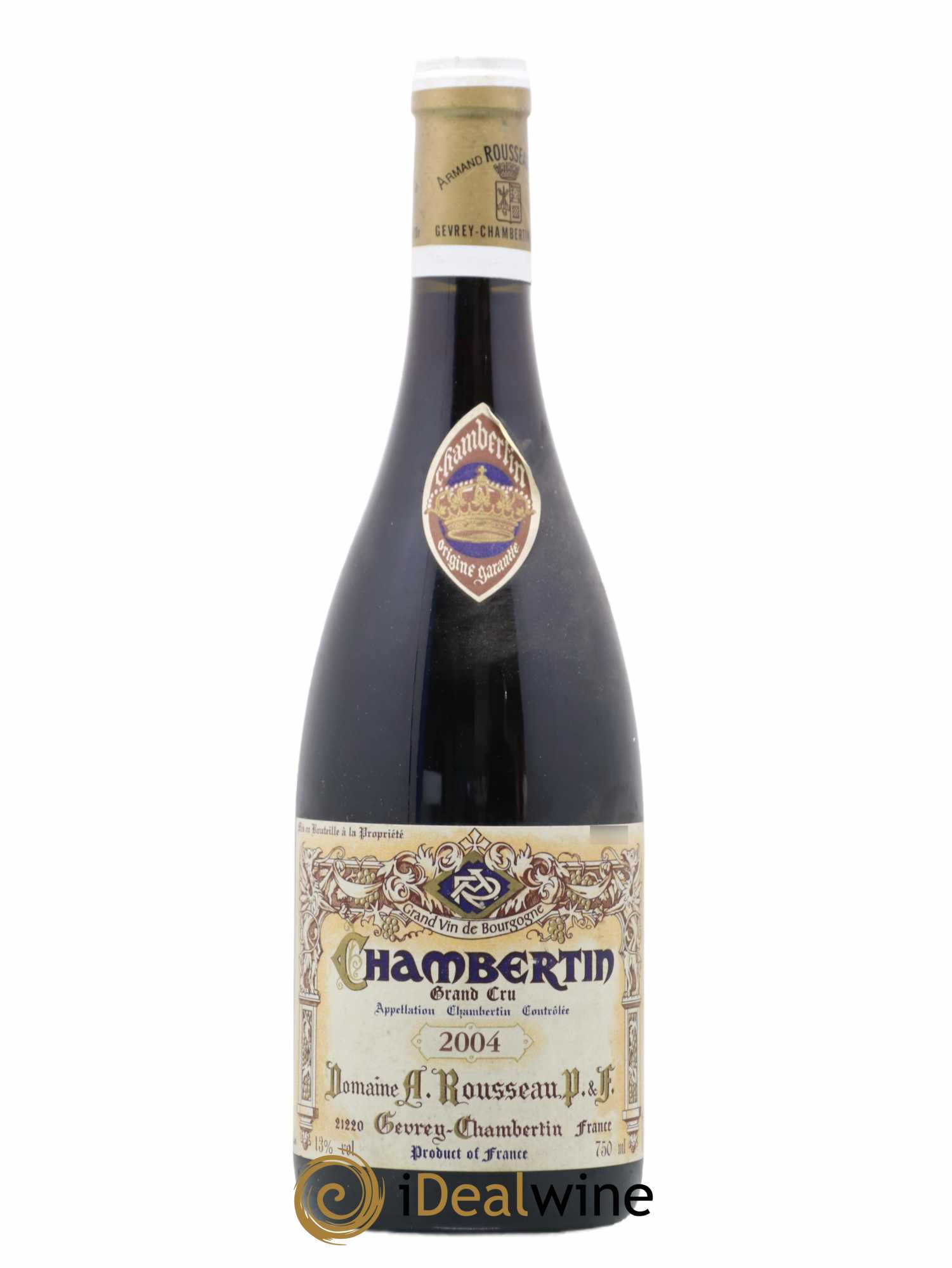 Chambertin Grand Cru Armand Rousseau (Domaine) 2004 - Lot de 1 bouteille - 0
