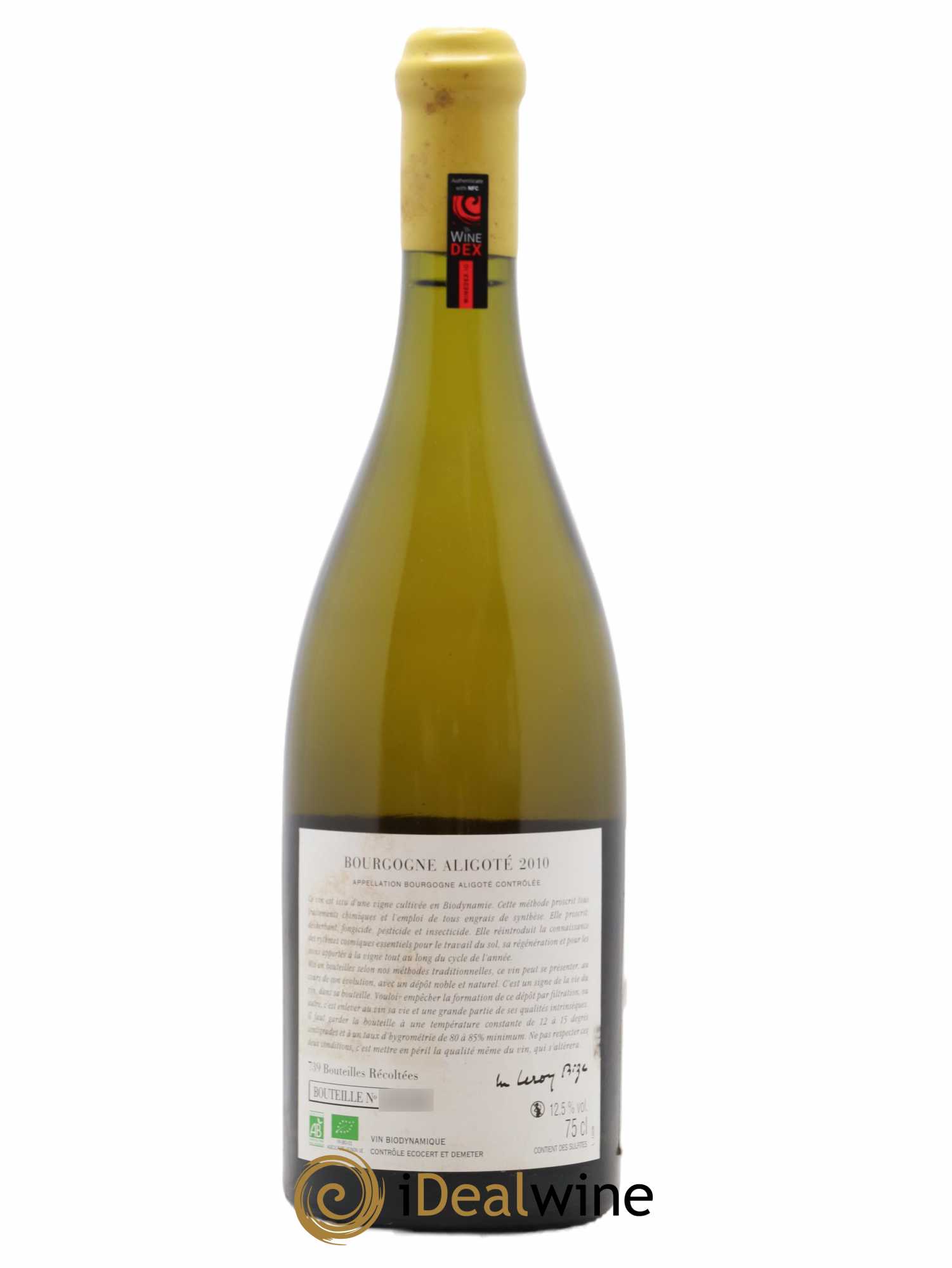 Bourgogne Aligoté Sous Chatelet d'Auvenay (Domaine) 2010 - Lot de 1 bouteille - 1