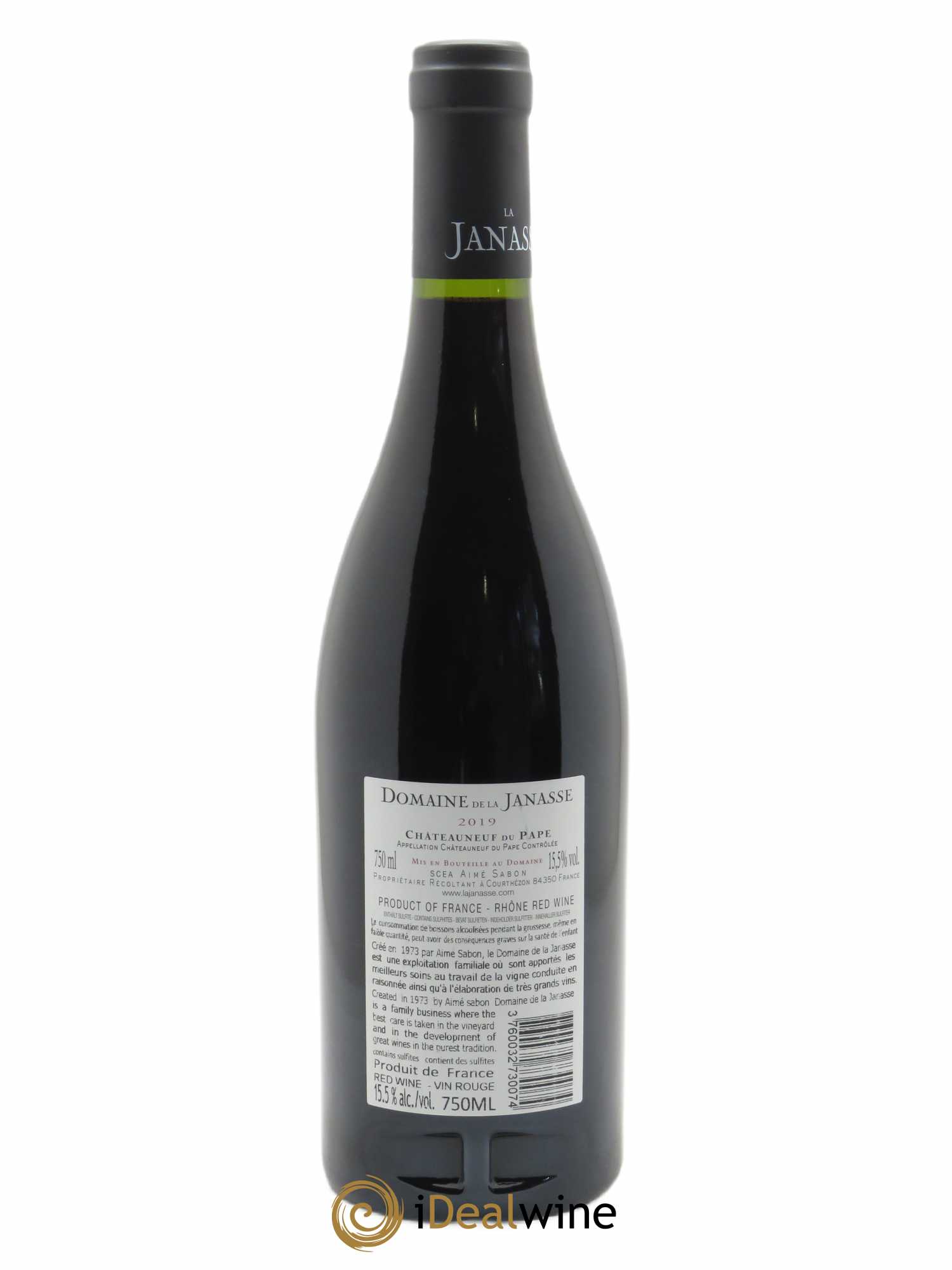 Châteauneuf-du-Pape La Janasse (Domaine de) 2019 - Posten von 1 Flasche - 1