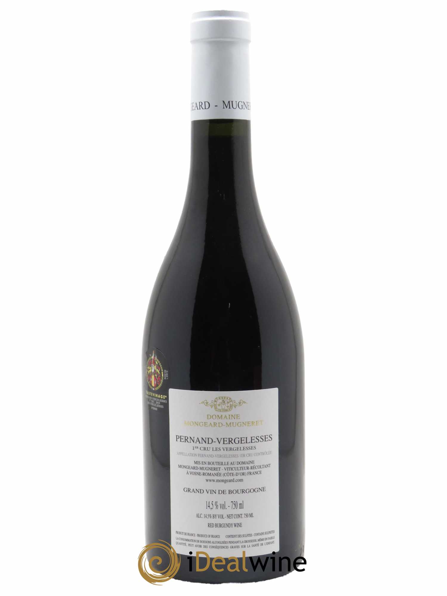 Pernand-Vergelesses 1er Cru Les Vergelesses Mongeard-Mugneret (Domaine) 2019 - Lot de 1 bouteille - 1