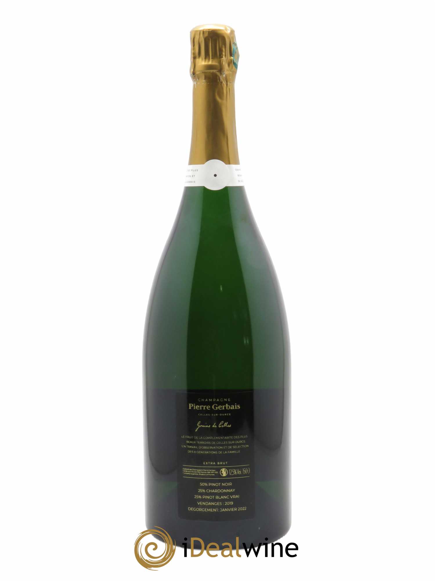 Champagne Grains de Celles Pierre Gerbais Extra Brut - Lot of 1 magnum - 1