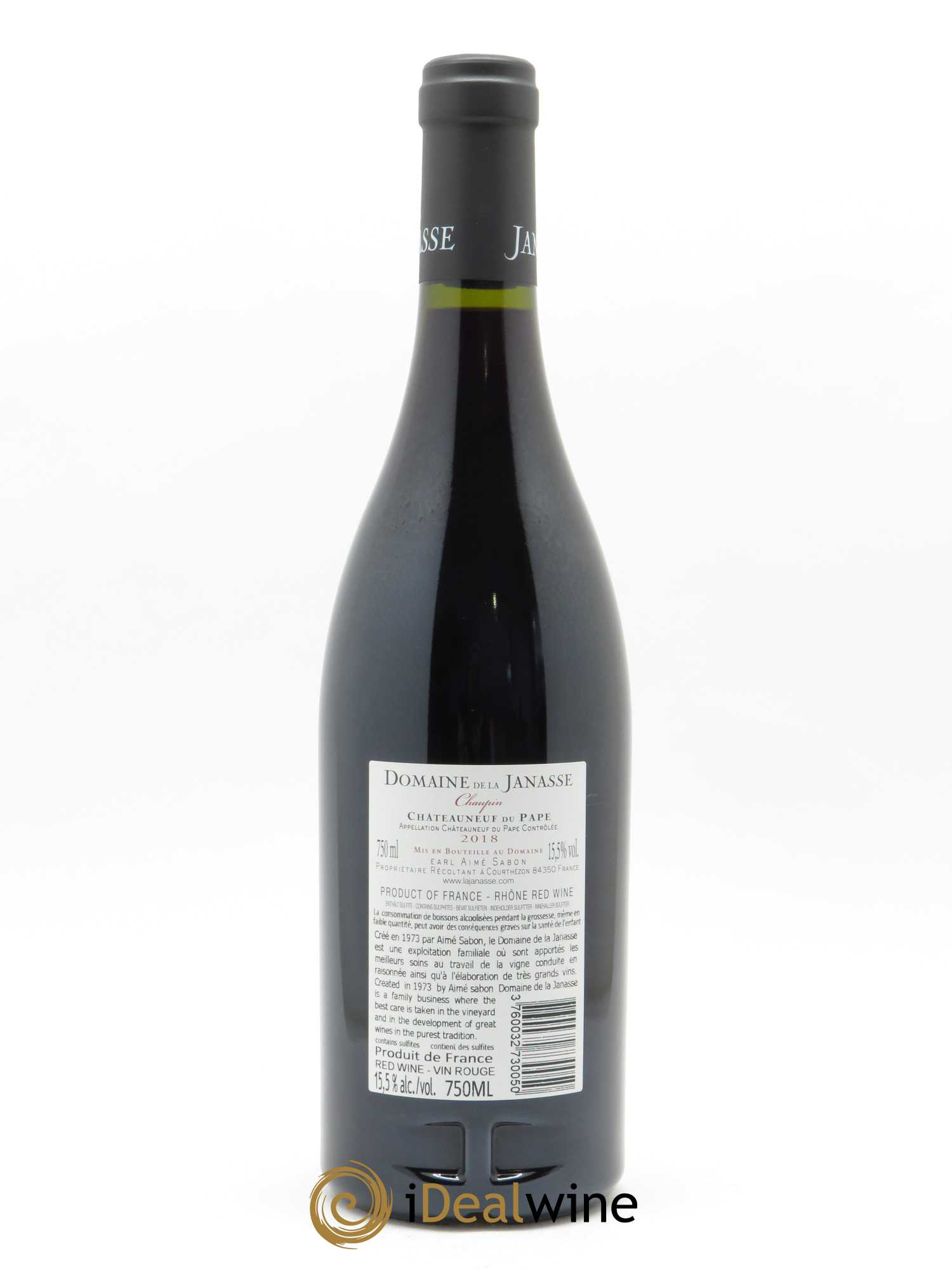 Châteauneuf-du-Pape Cuvée Chaupin La Janasse (Domaine de) 2018 - Posten von 1 Flasche - 1