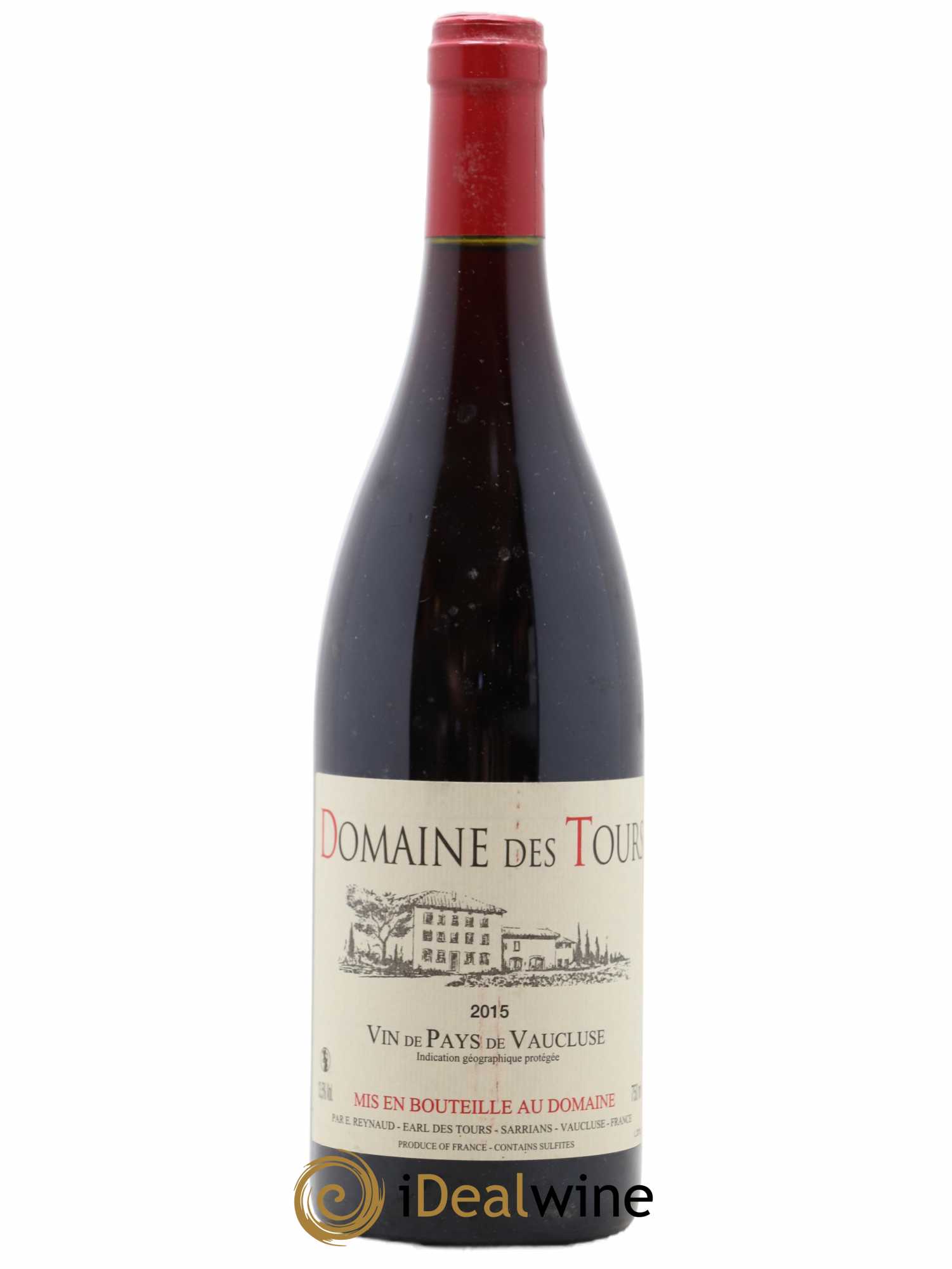 Vaucluse (Vin de Pays de Vaucluse) Domaine des Tours Emmanuel Reynaud 2015 - Lot de 1 bouteille - 0