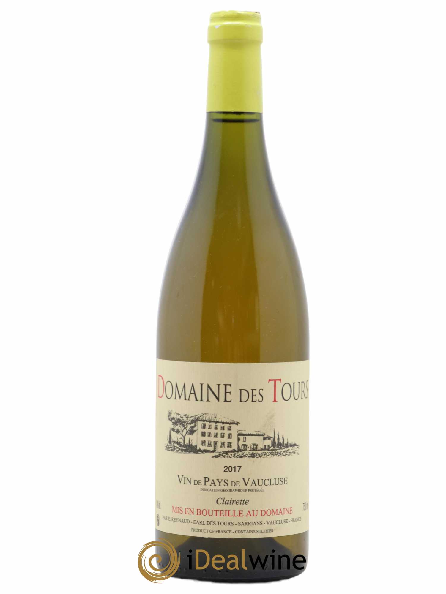 Vaucluse (Vin de Pays de Vaucluse) Domaine des Tours Emmanuel Reynaud Cuvée Clairette 2017 - Posten von 1 Flasche - 0