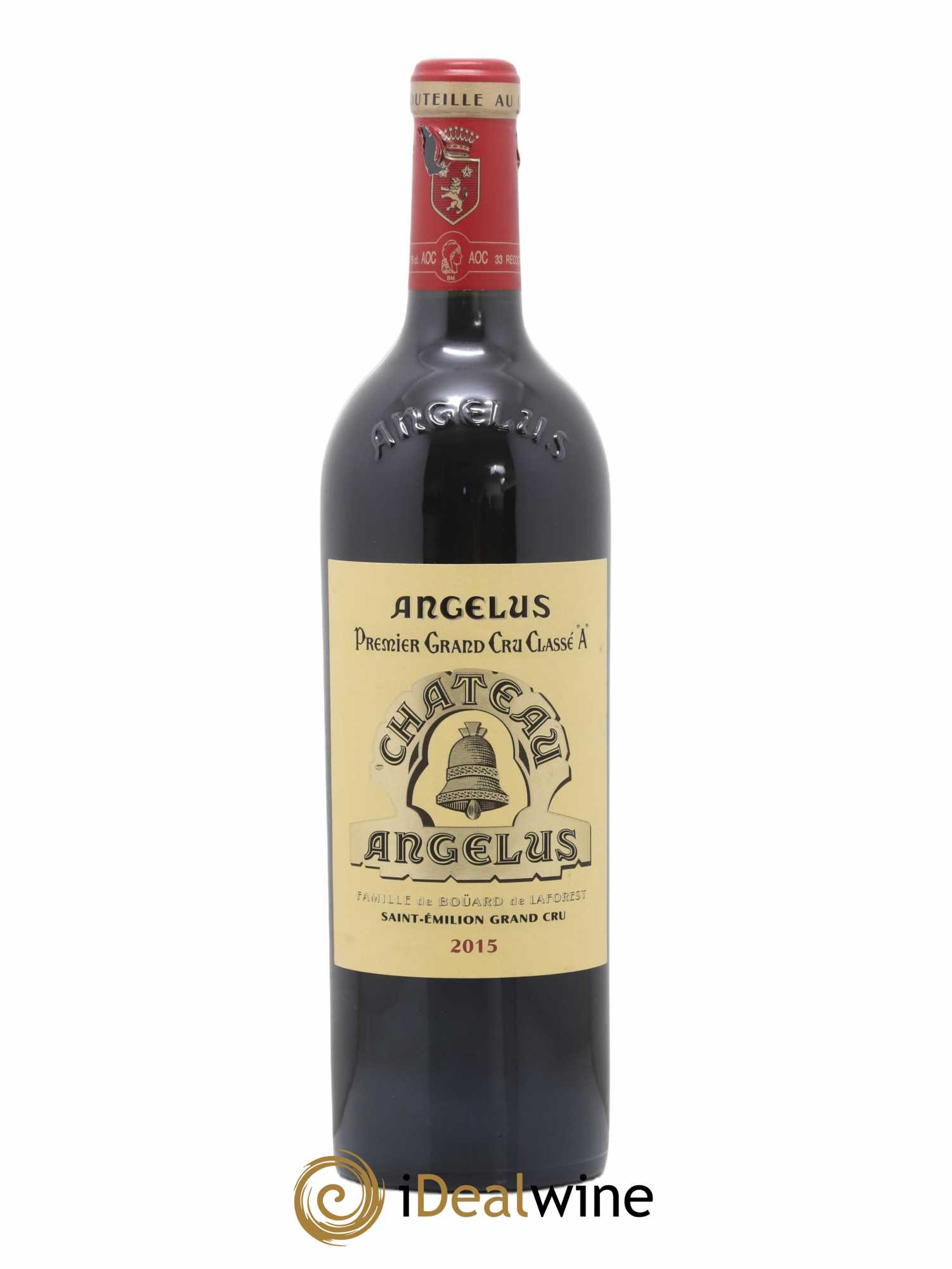 Château Angélus 1er Grand Cru Classé A 2015 - Lot de 1 bouteille - 0