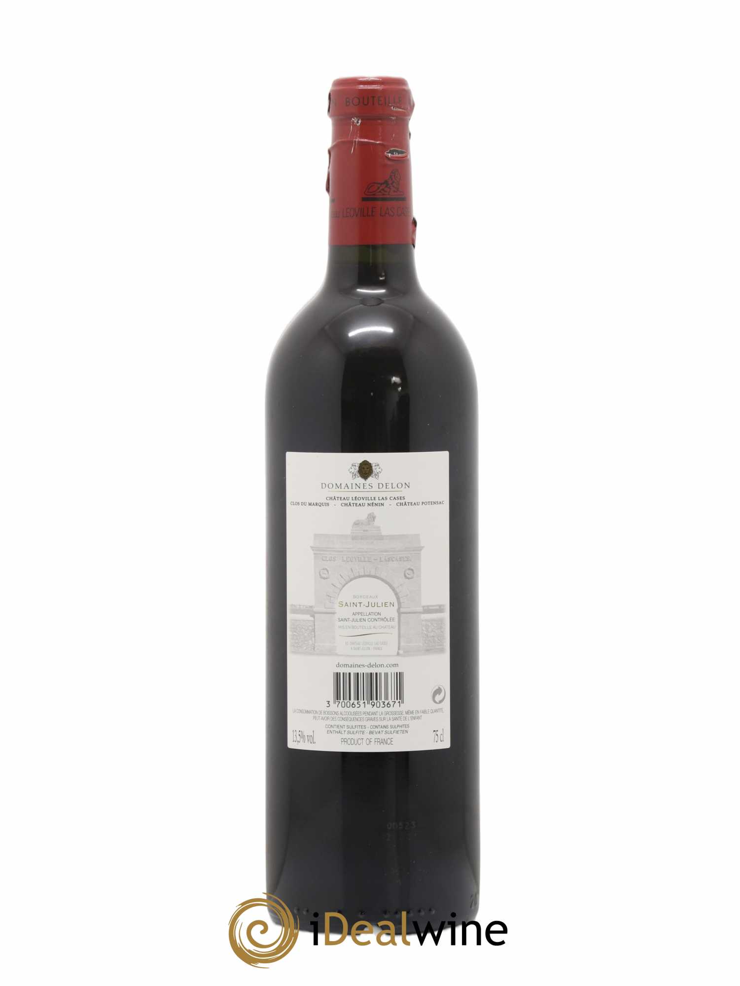 Château Léoville Las Cases 2ème Grand Cru Classé 2016 - Lot de 1 bouteille - 1