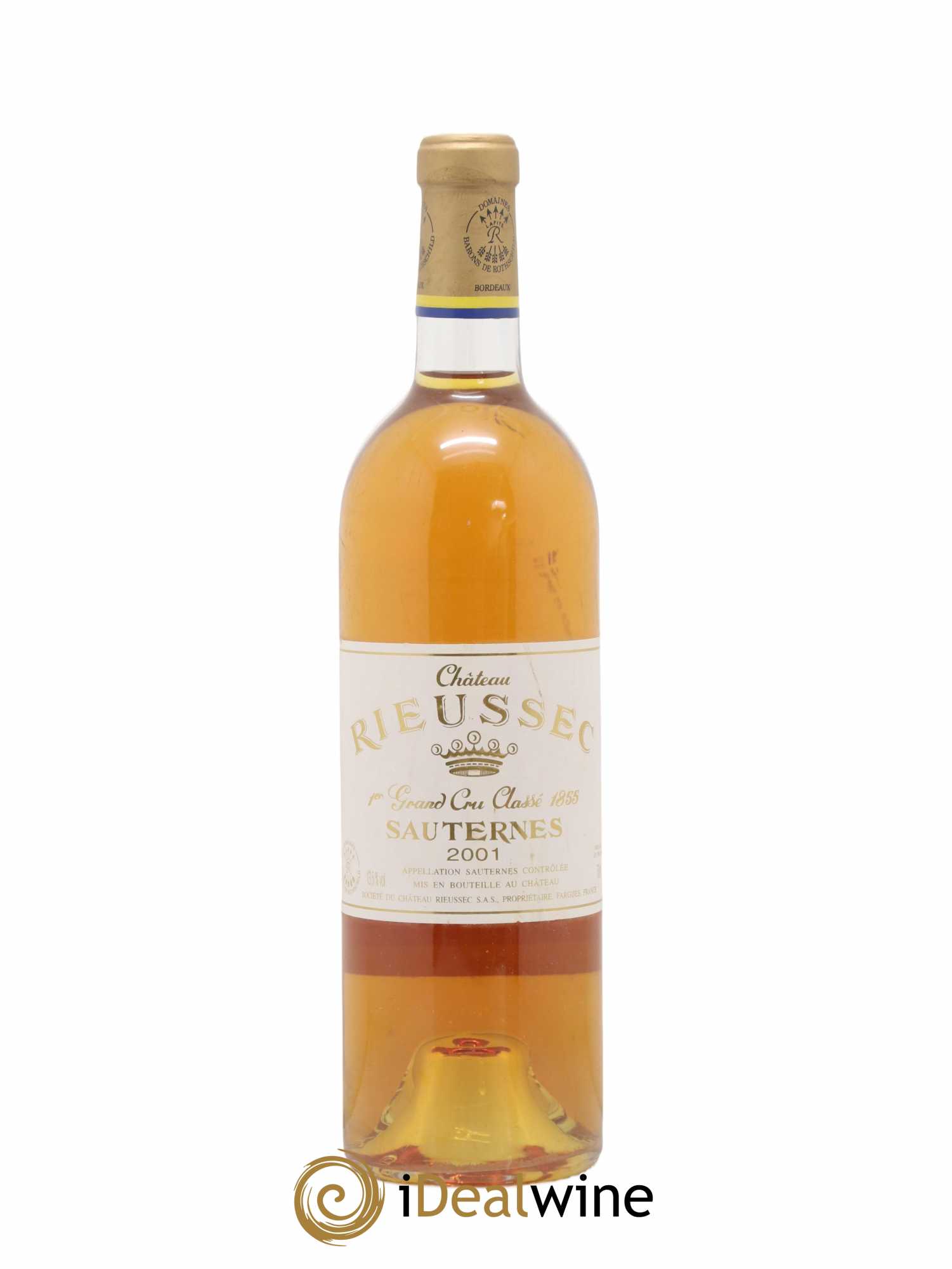 Château Rieussec 1er Grand Cru Classé 2001 - Posten von 1 Flasche - 0