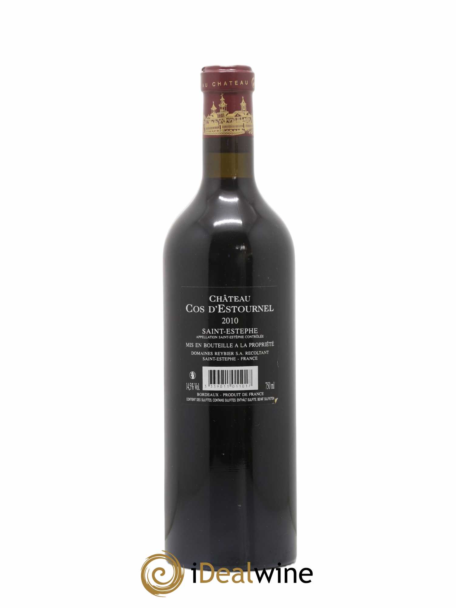 Cos d'Estournel 2ème Grand Cru Classé 2010 - Lot de 1 bouteille - 1