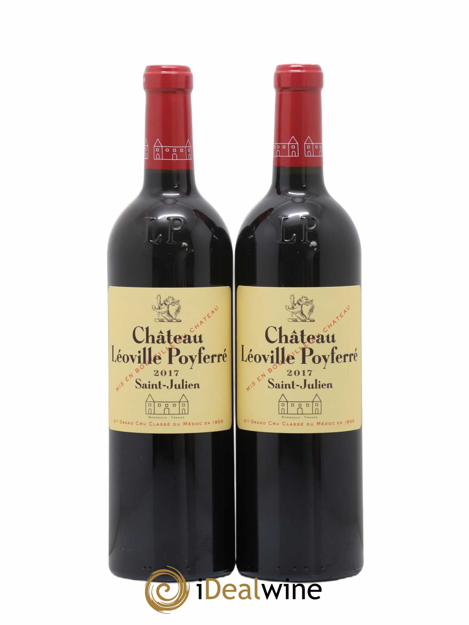 Château Léoville Poyferré 2ème Grand Cru Classé 2017 - Lot de 2 bouteilles - 0
