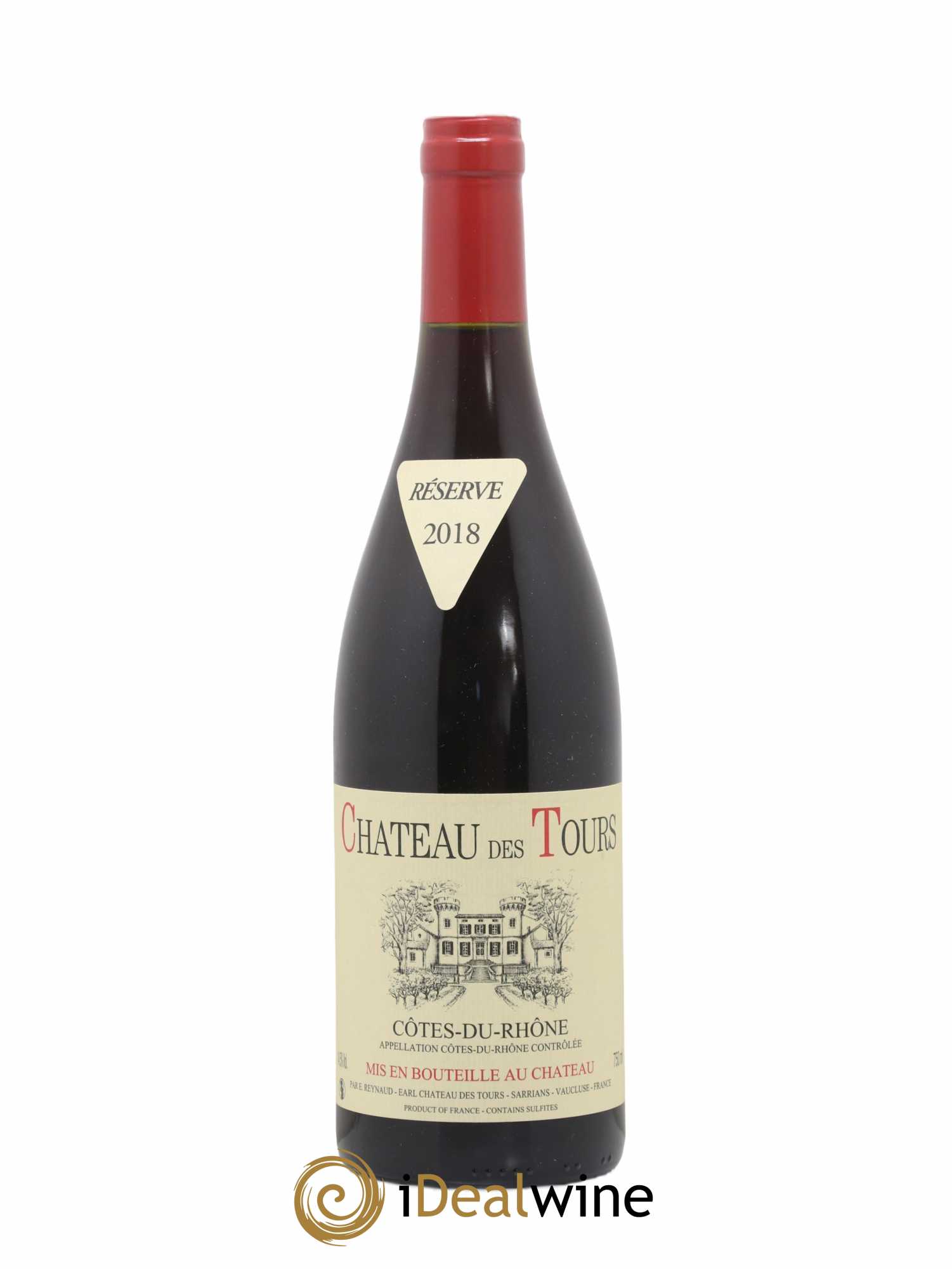 Côtes-du-Rhône Château des Tours Emmanuel Reynaud 2018 - Lot de 1 bouteille - 0