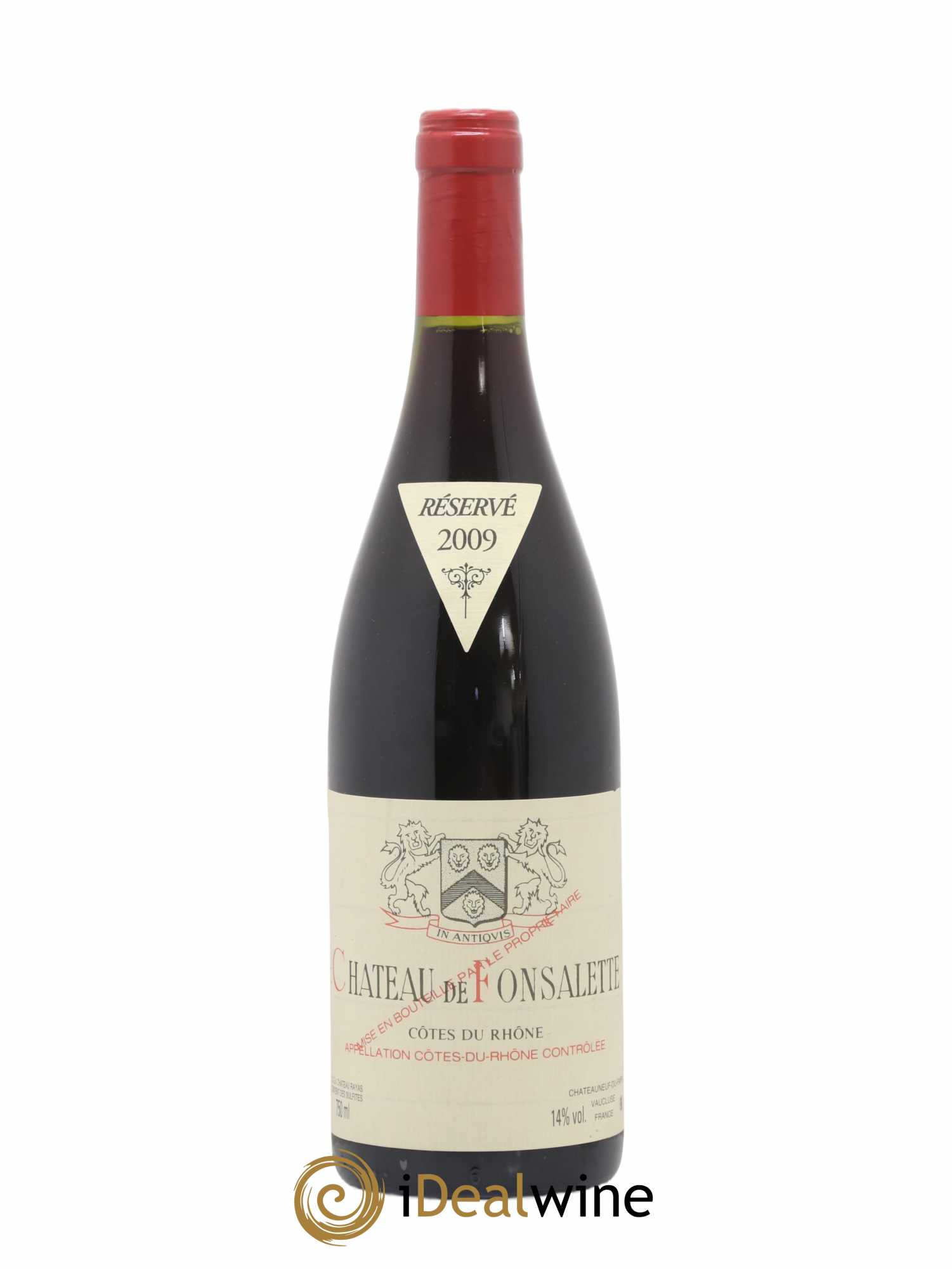 Côtes-du-Rhône Château de Fonsalette Emmanuel Reynaud 2009 - Lot de 1 bouteille - 0