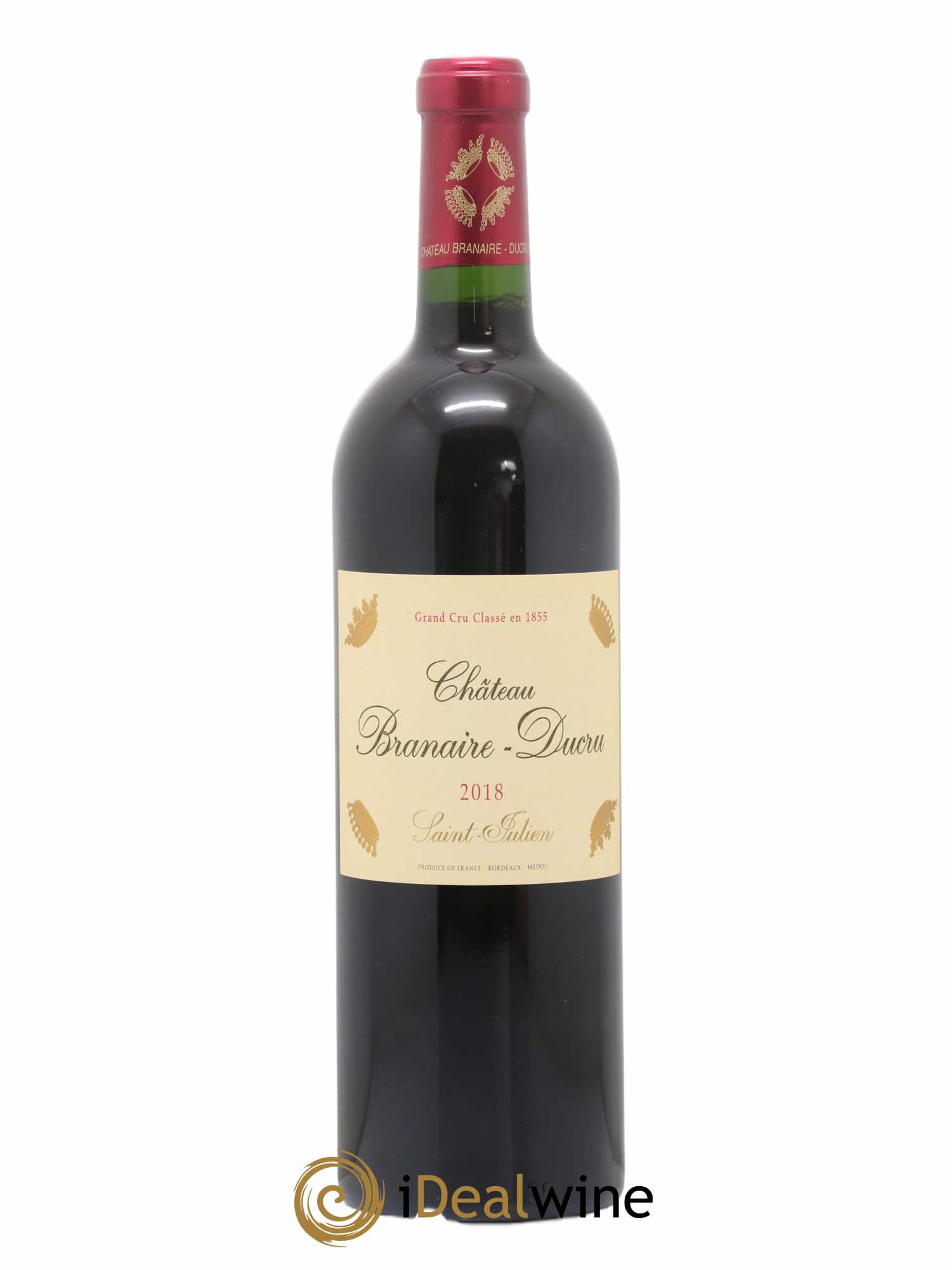Château Branaire Ducru 4ème Grand Cru Classé 2018 - Lot de 1 bouteille - 0