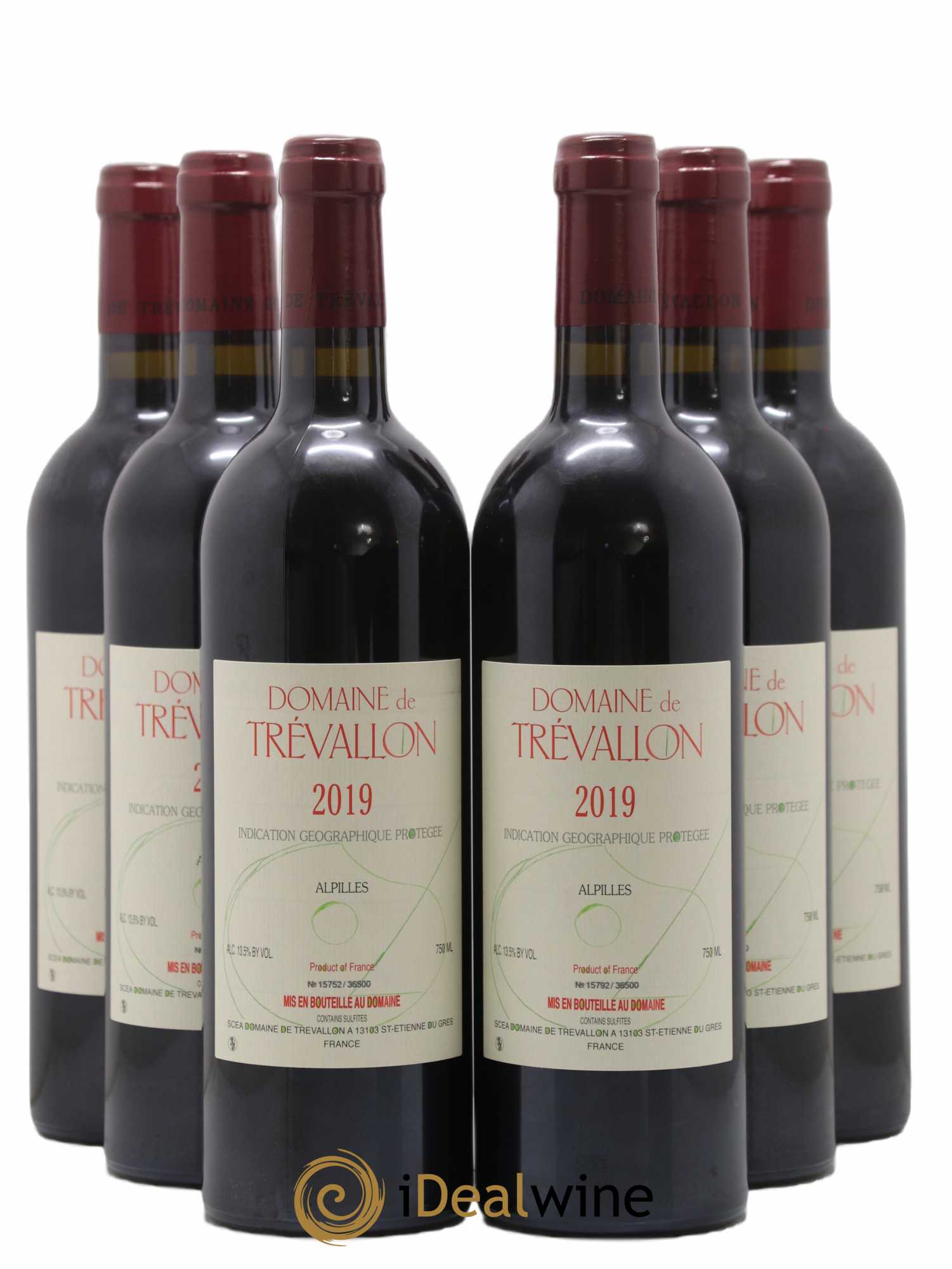Alpilles Trévallon (Domaine de) Eloi Dürrbach 2019 - Lot de 6 bouteilles - 0