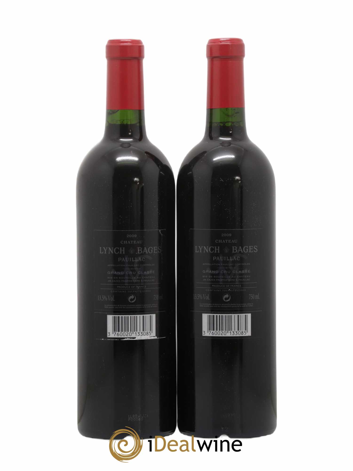 Château Lynch Bages 5ème Grand Cru Classé 2009 - Lot de 2 bouteilles - 1