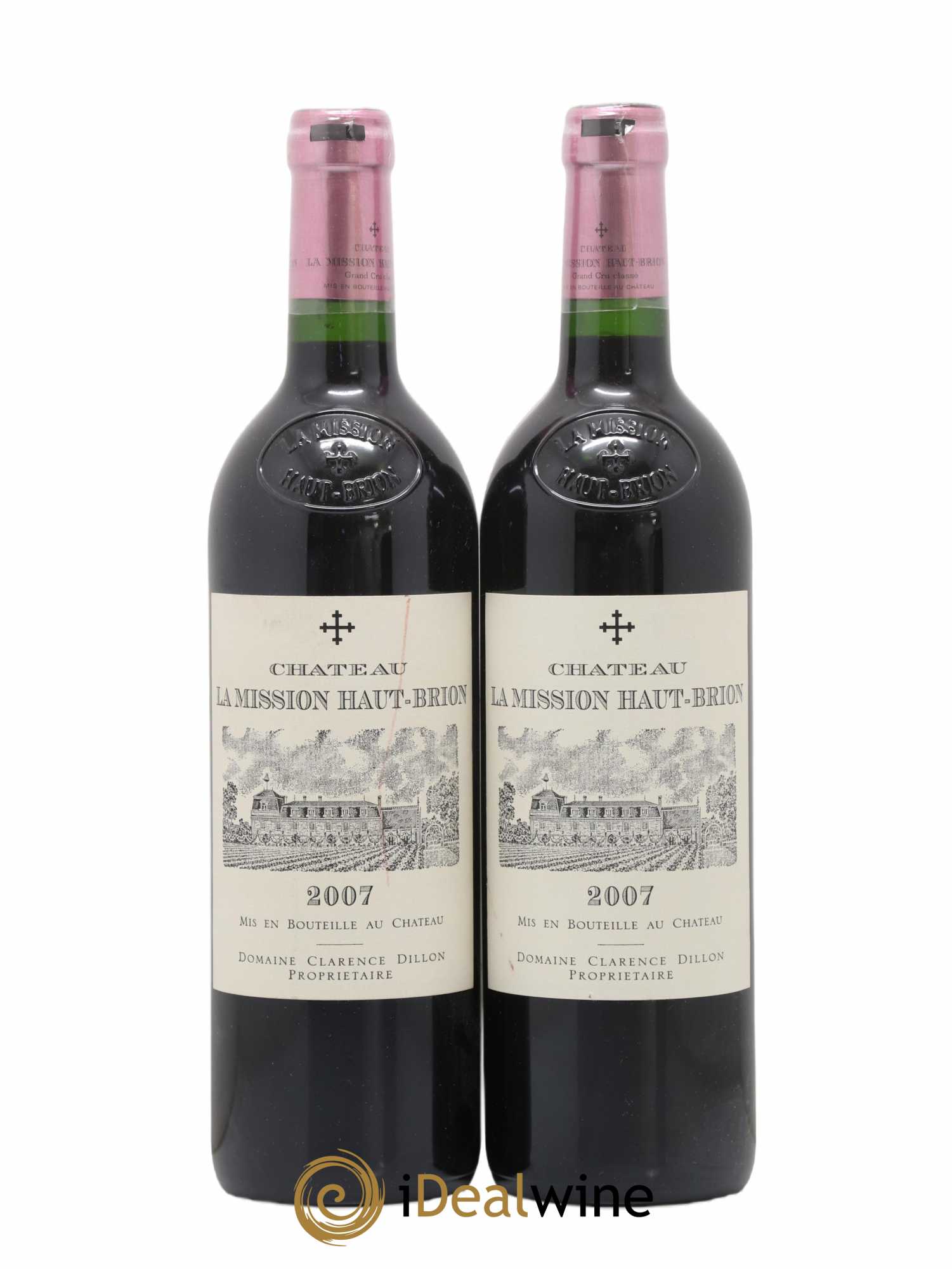 Château la Mission Haut-Brion Cru Classé de Graves 2007 - Lot de 2 bouteilles - 0