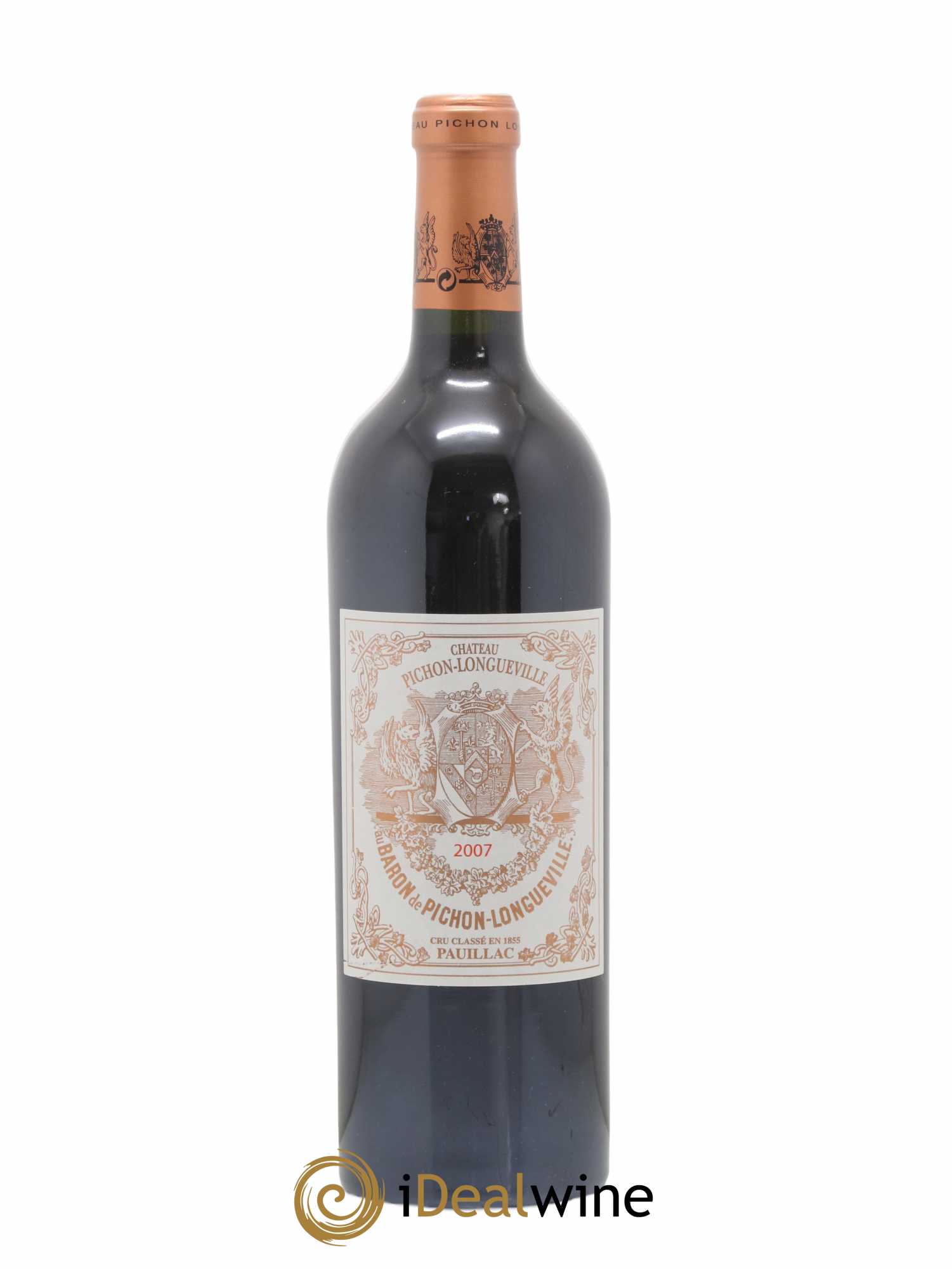 Pichon Longueville Baron 2ème Grand Cru Classé 2007 - Lot de 1 bouteille - 0