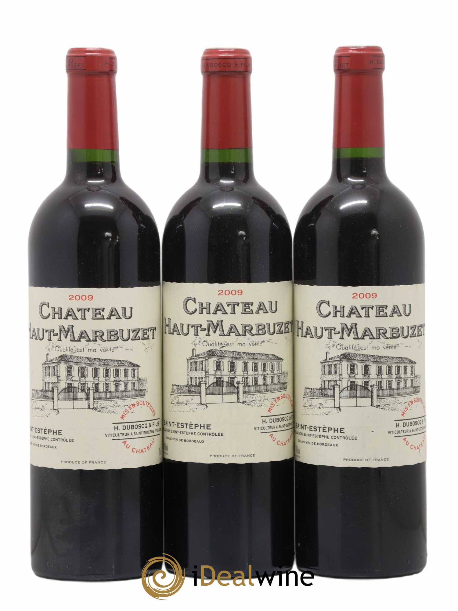 Château Haut Marbuzet 2009 - Lot de 3 bouteilles - 0