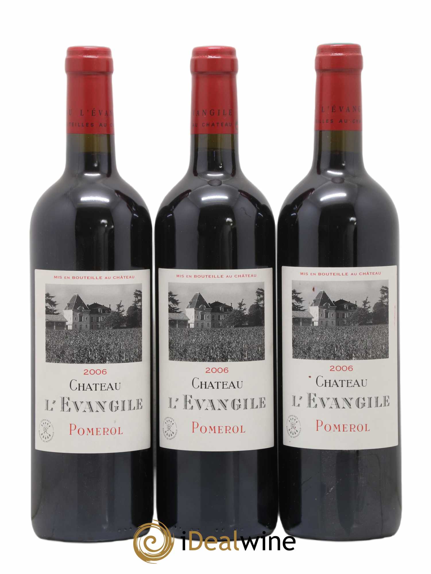 Château l' Évangile 2006 - Lot de 3 bouteilles - 0