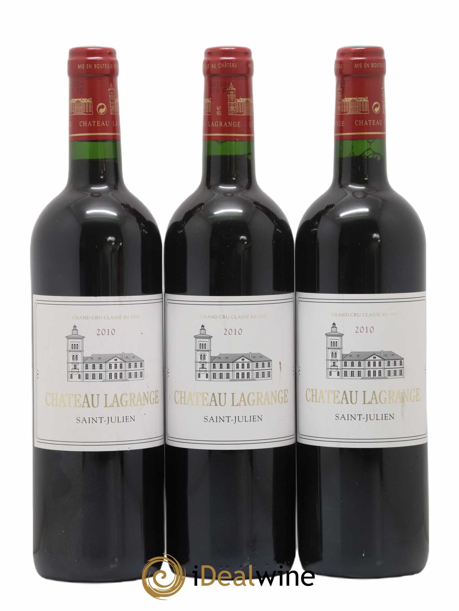 Château Lagrange 3ème Grand Cru Classé 2010 - Lot de 3 bouteilles - 0