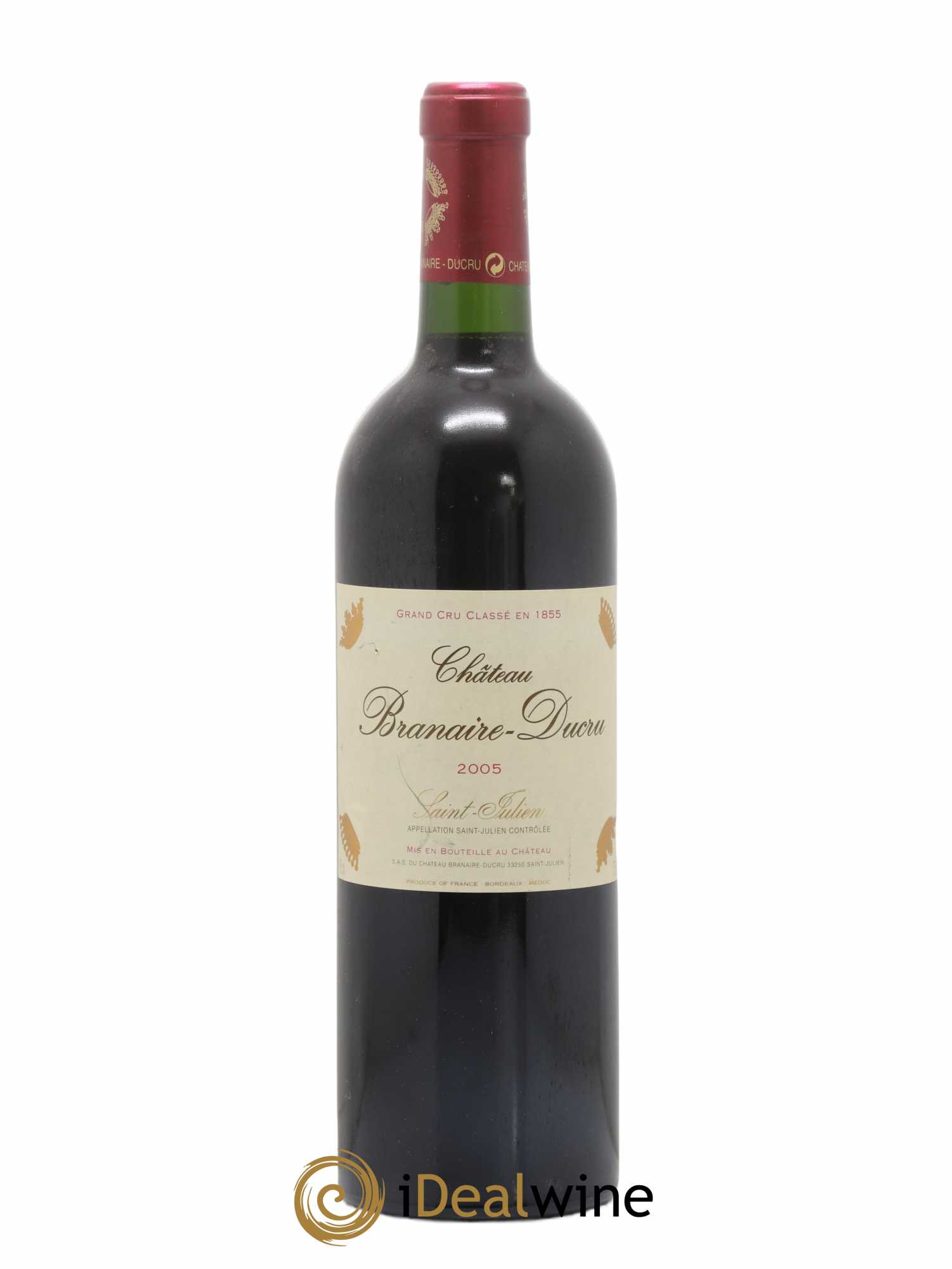 Château Branaire Ducru 4ème Grand Cru Classé 2005 - Lot de 1 bouteille - 0