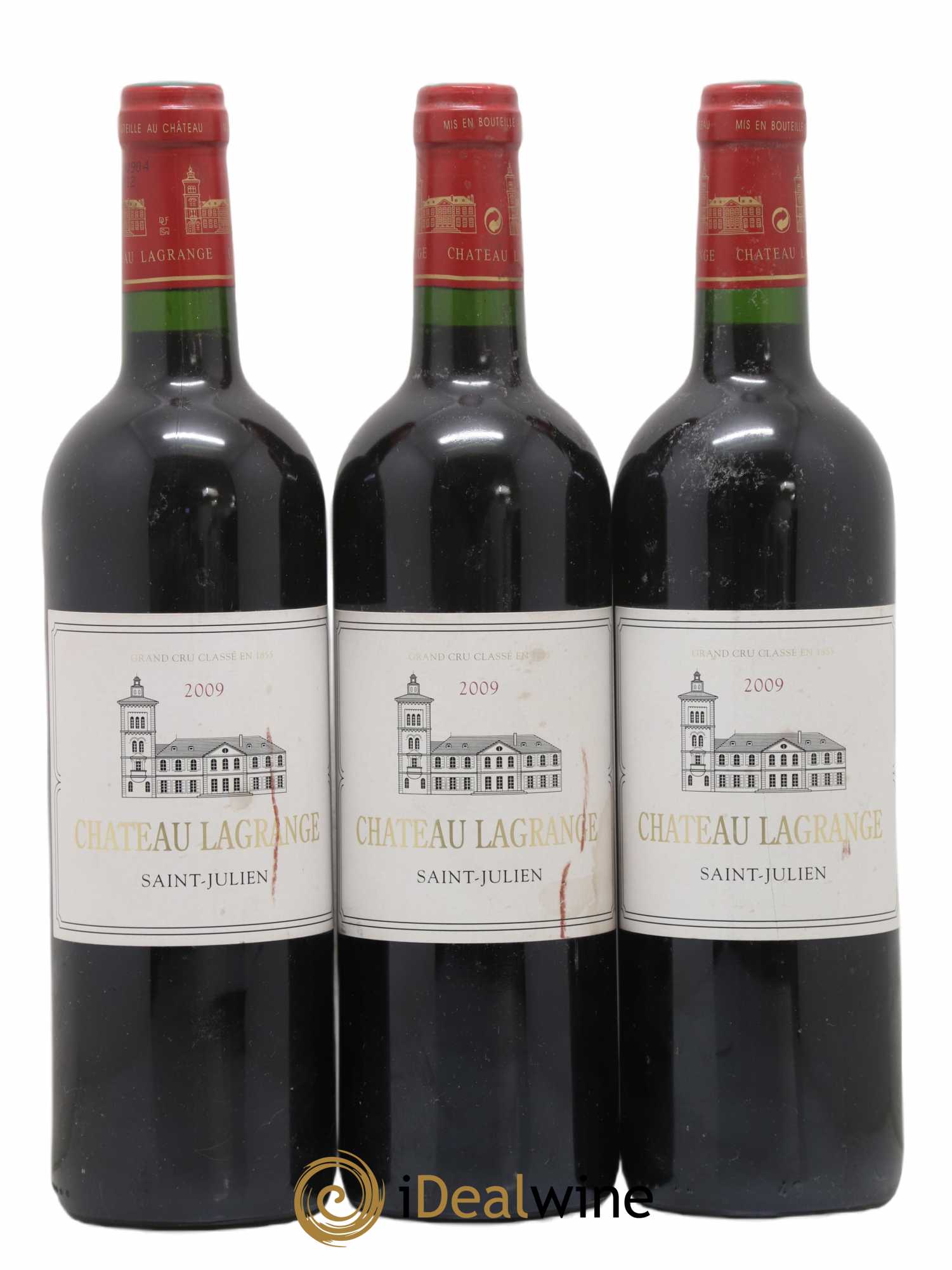 Château Lagrange 3ème Grand Cru Classé 2009 - Lot de 3 bouteilles - 0