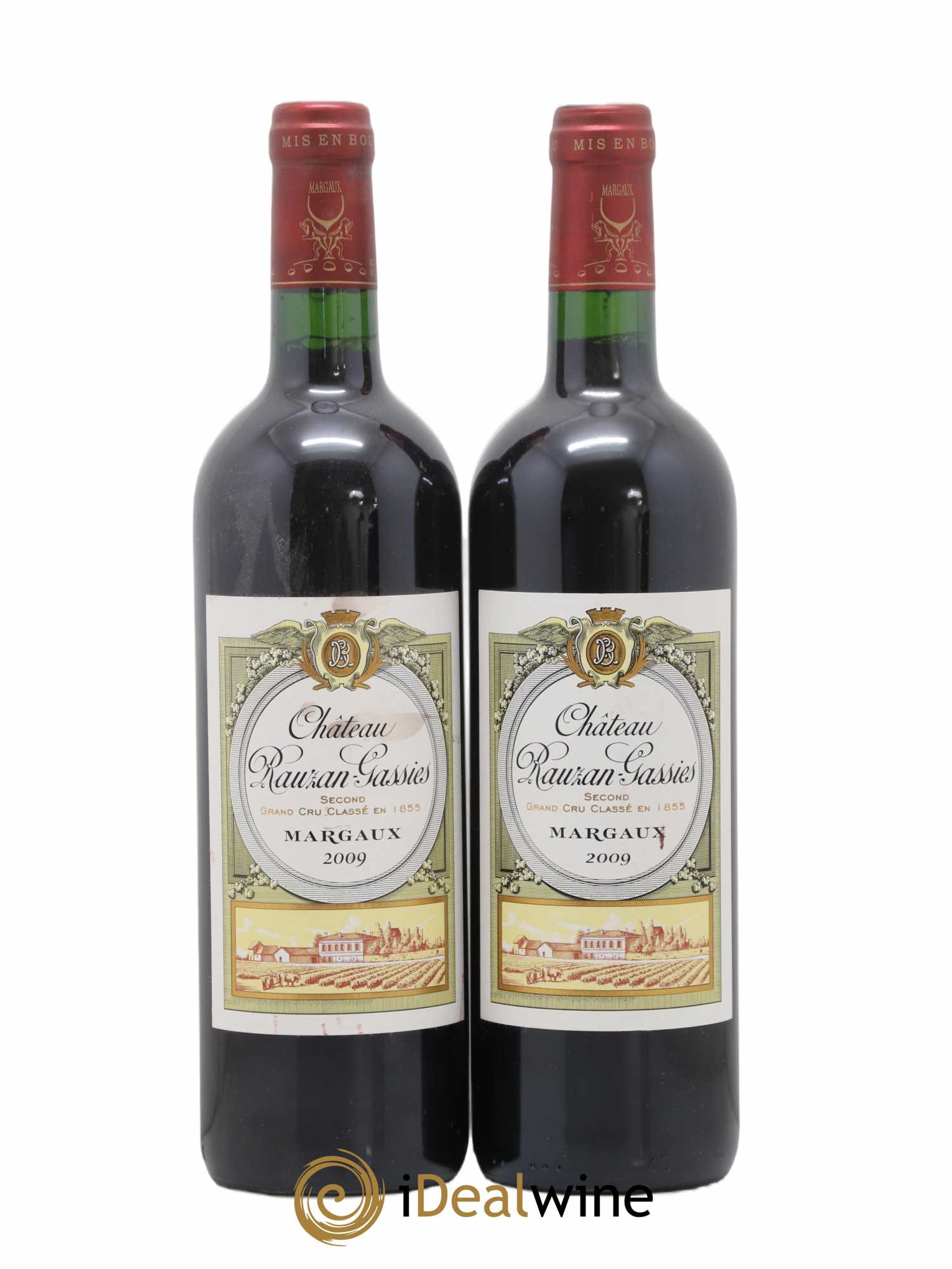 Château Rauzan-Gassies 2ème Grand Cru Classé 2009 - Lot de 2 bouteilles - 0