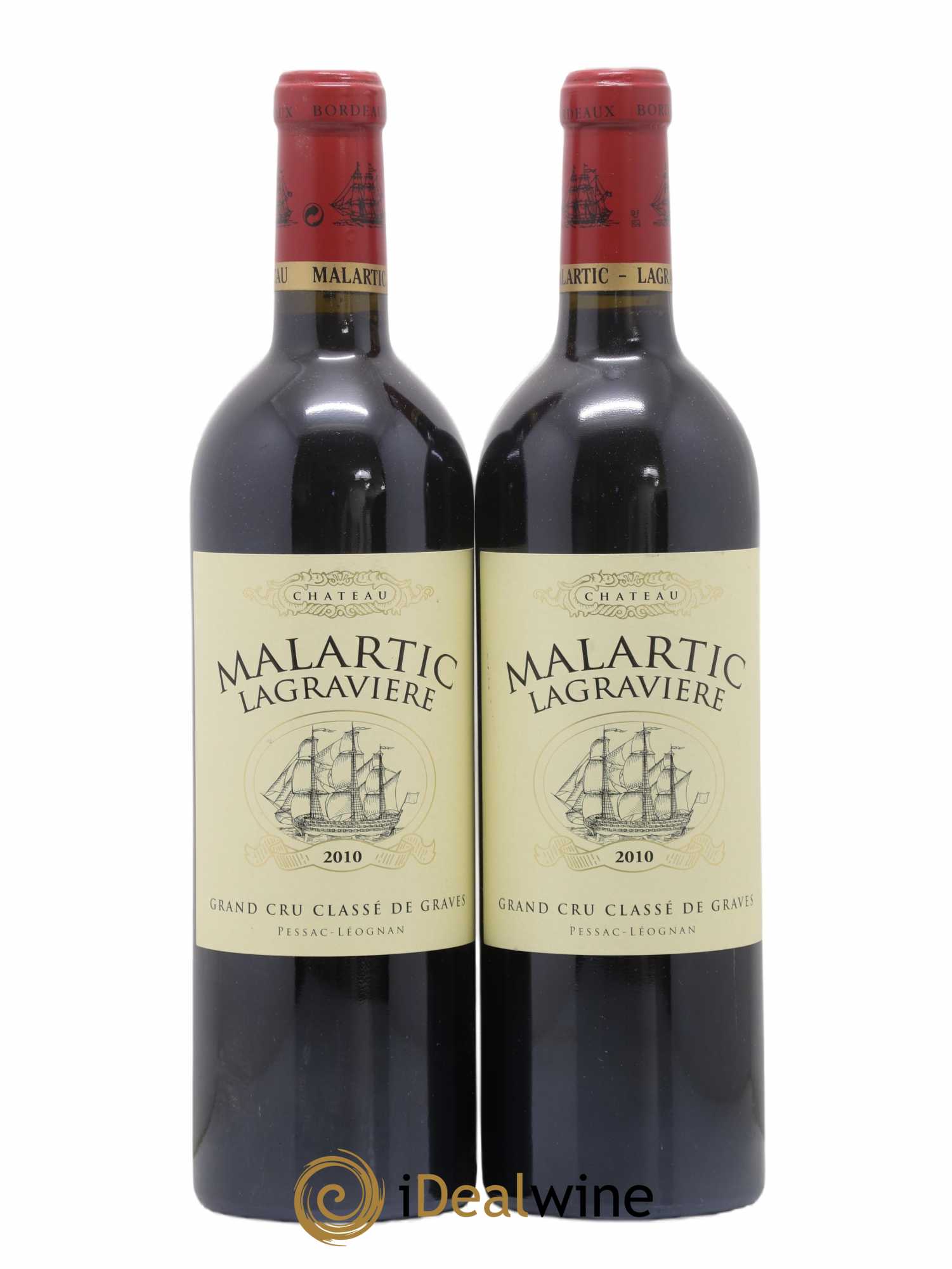 Château Malartic-Lagravière Cru Classé de Graves 2010 - Lot de 2 bouteilles - 0
