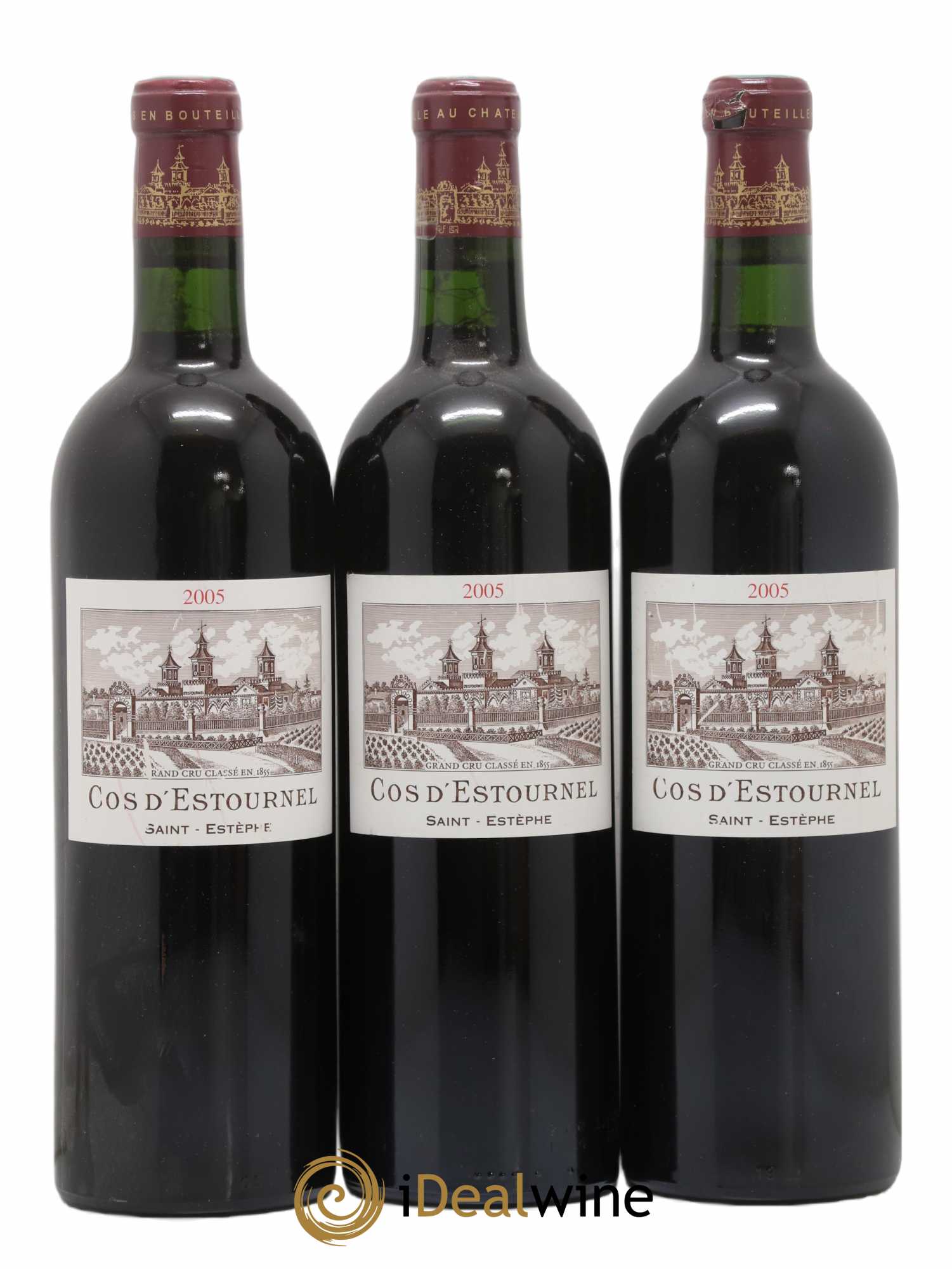 Cos d'Estournel 2ème Grand Cru Classé 2005 - Lot de 3 bouteilles - 0