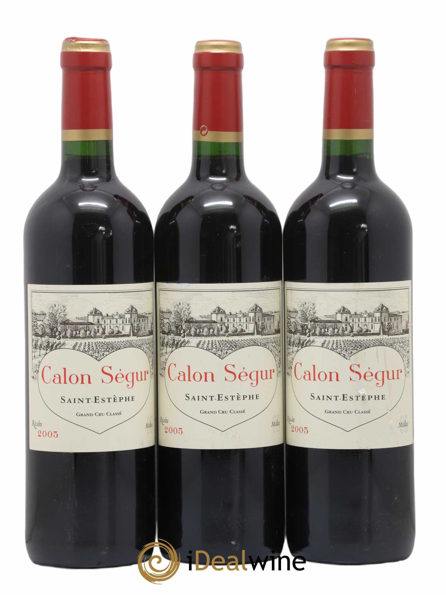 Château Calon Ségur 3ème Grand Cru Classé 2005 - Lot de 6 bouteilles - 1