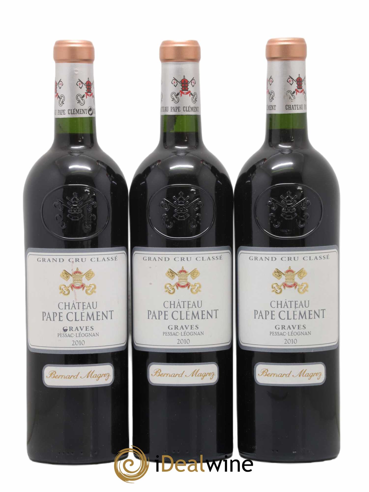 Château Pape Clément Cru Classé de Graves 2010 - Lot de 3 bouteilles - 0